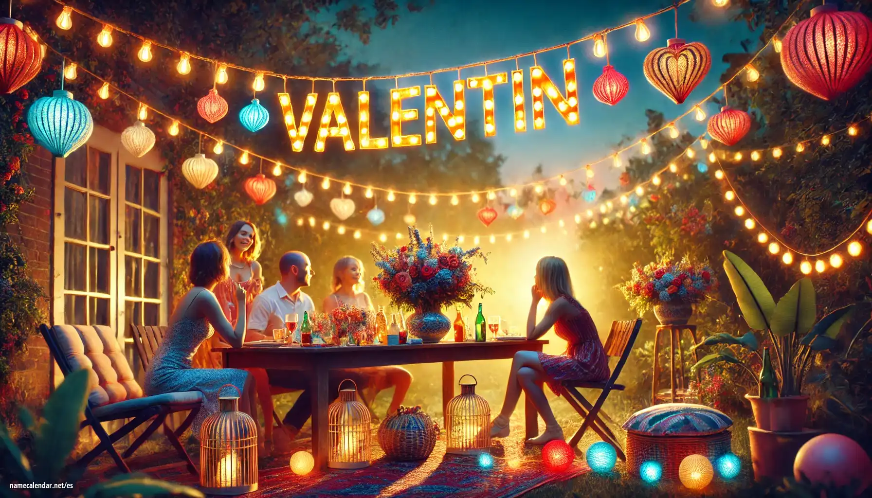 Celebración del onomástico y del nombre - Valentín