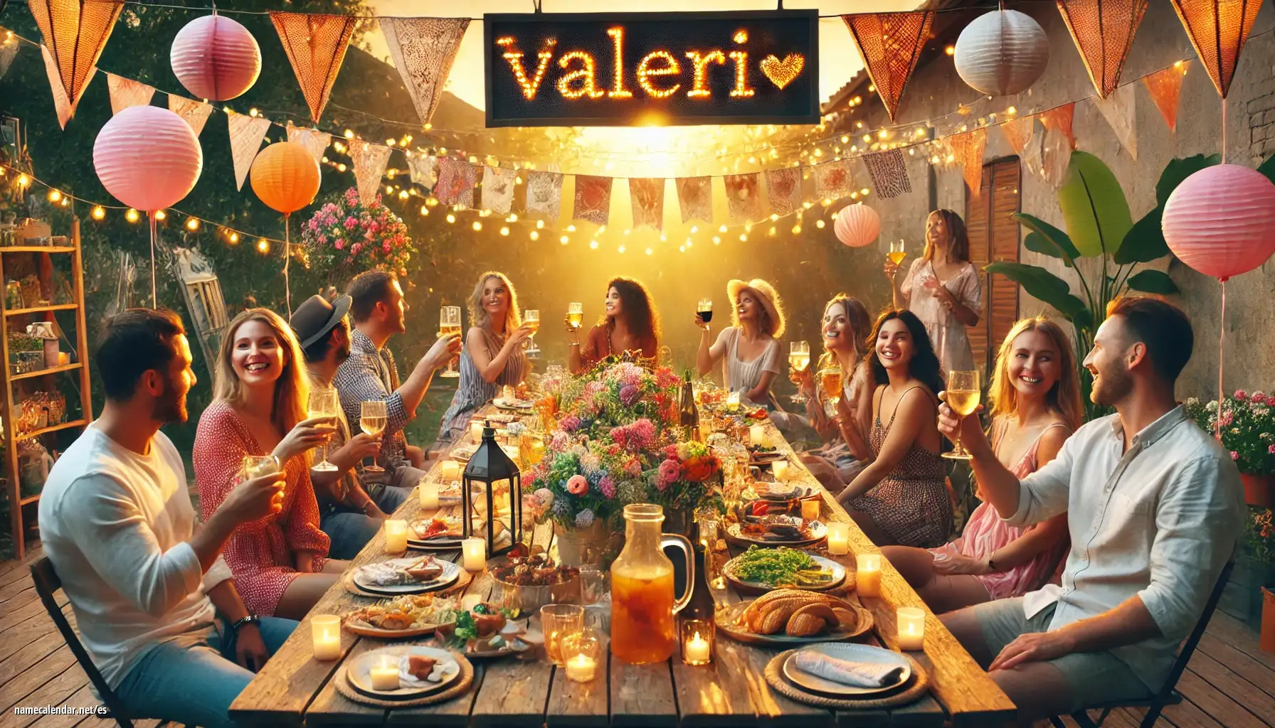 Celebración del onomástico y del nombre - Valeri