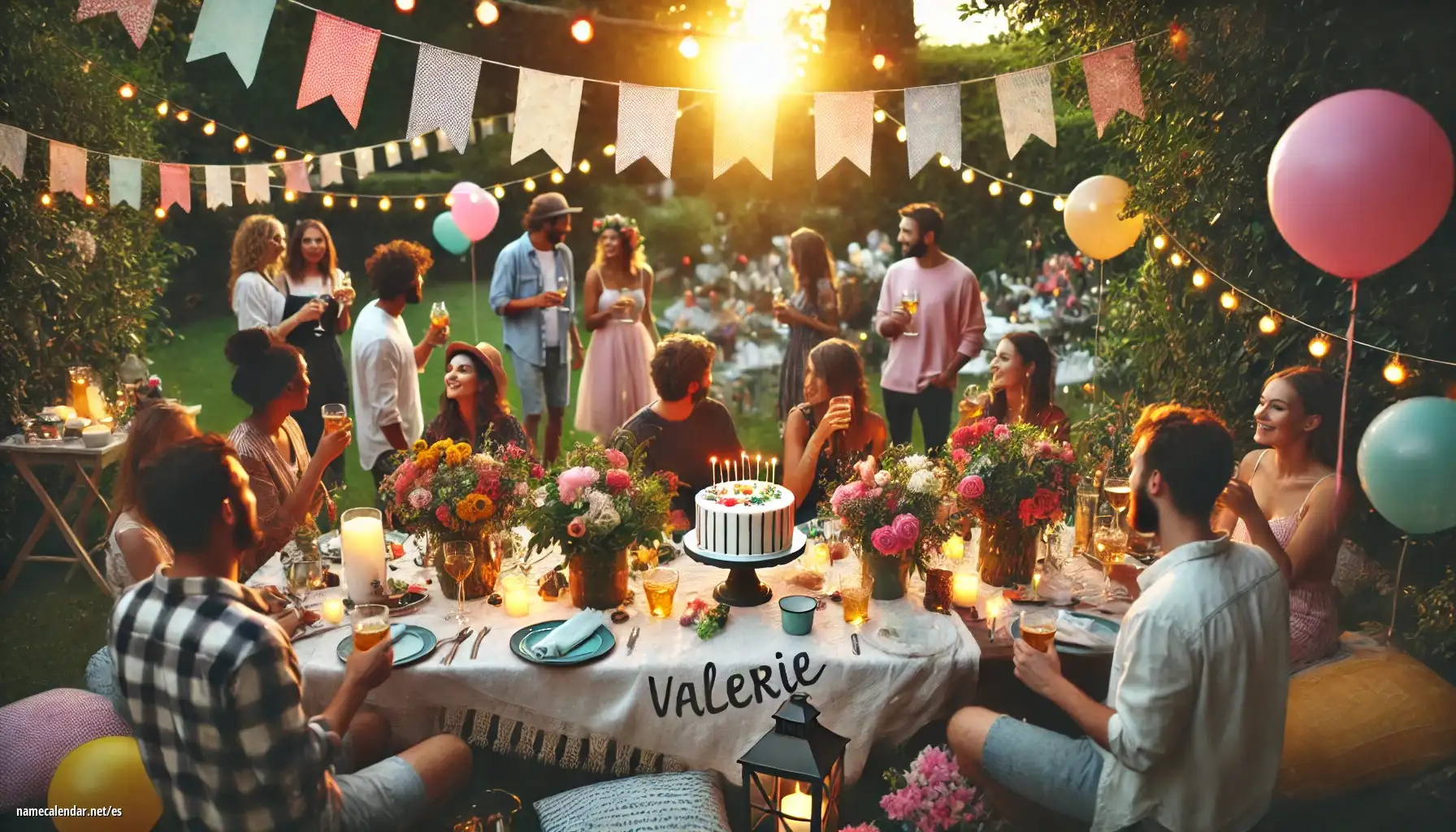 Celebración del onomástico y del nombre - Valerie
