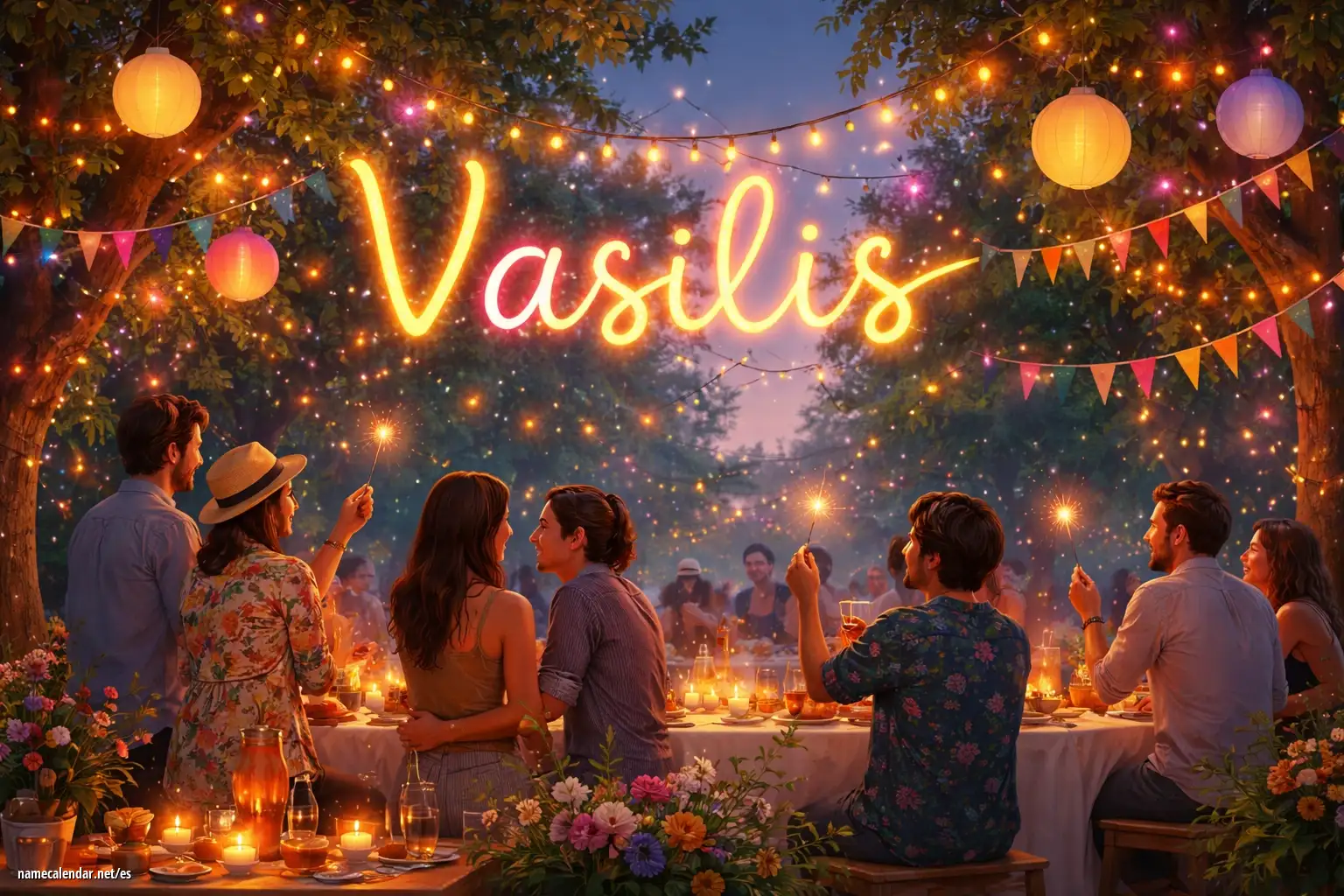 Celebración del onomástico y del nombre - Vasilis