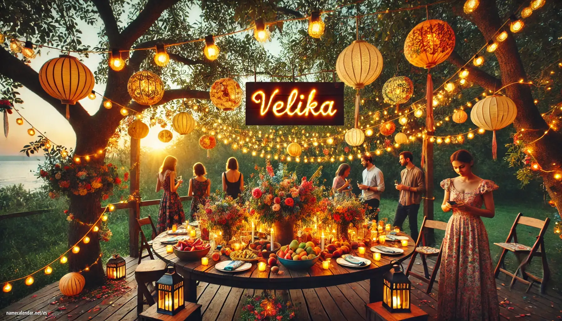 Celebración del onomástico y del nombre - Velika