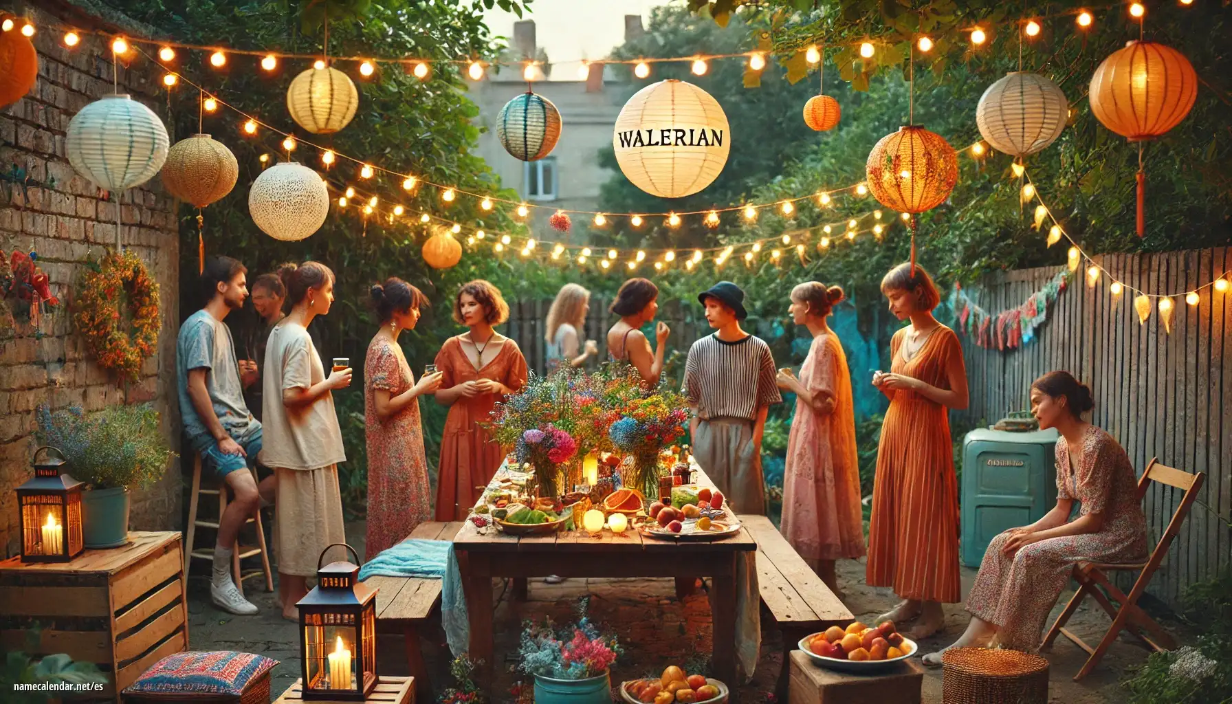 Celebración del onomástico y del nombre - Walerian