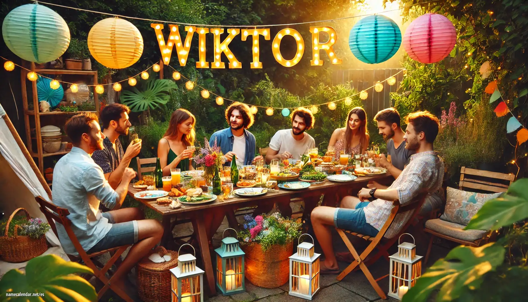 Celebración del onomástico y del nombre - Wiktor