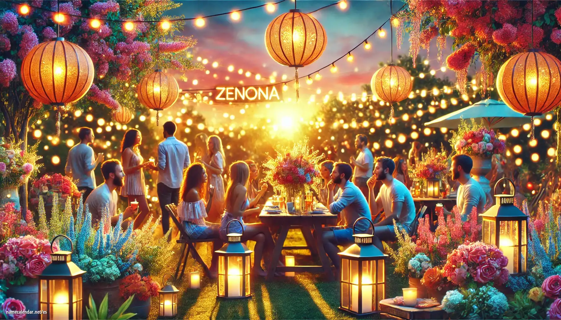 Celebración del onomástico y del nombre - Zenona