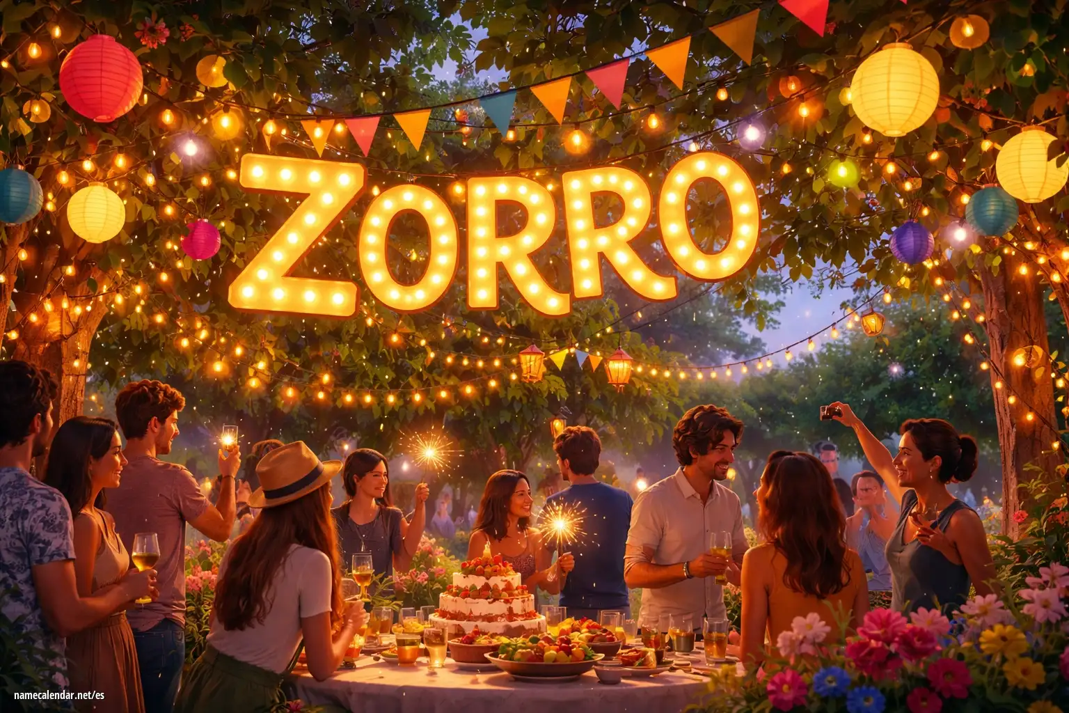 Celebración del onomástico y del nombre - Zorro