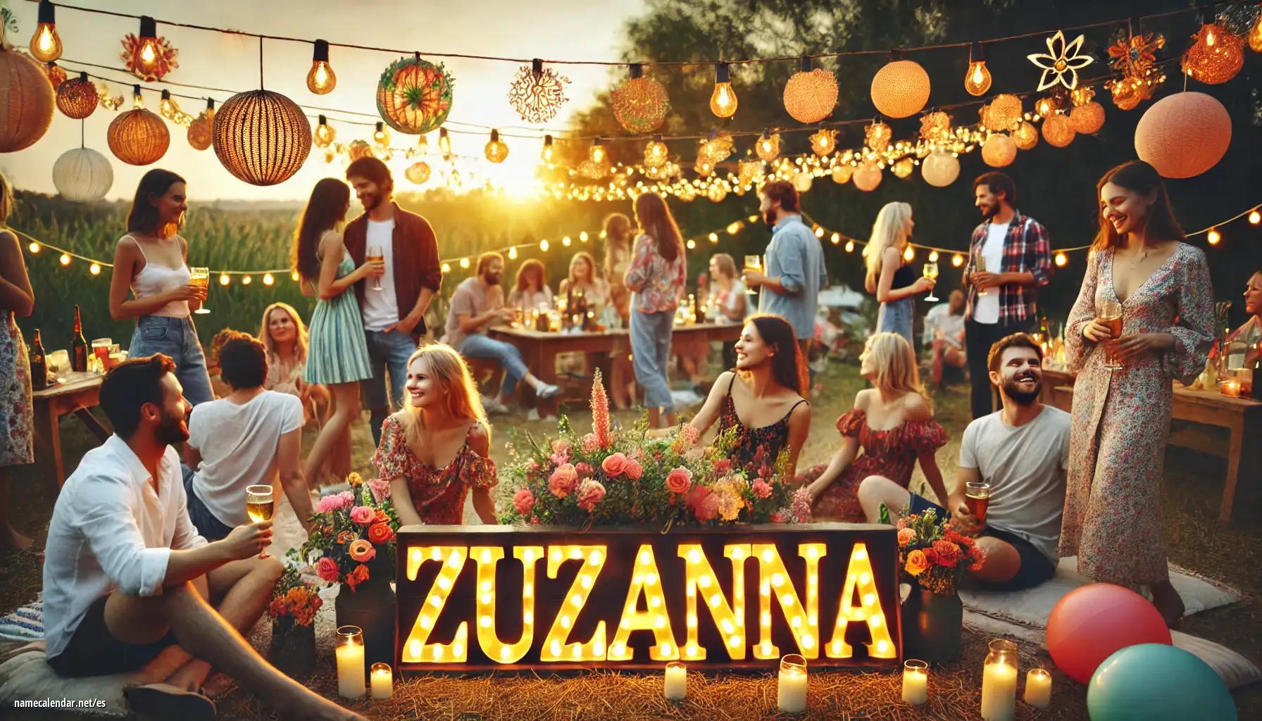 Celebración del onomástico y del nombre - Zuzanna