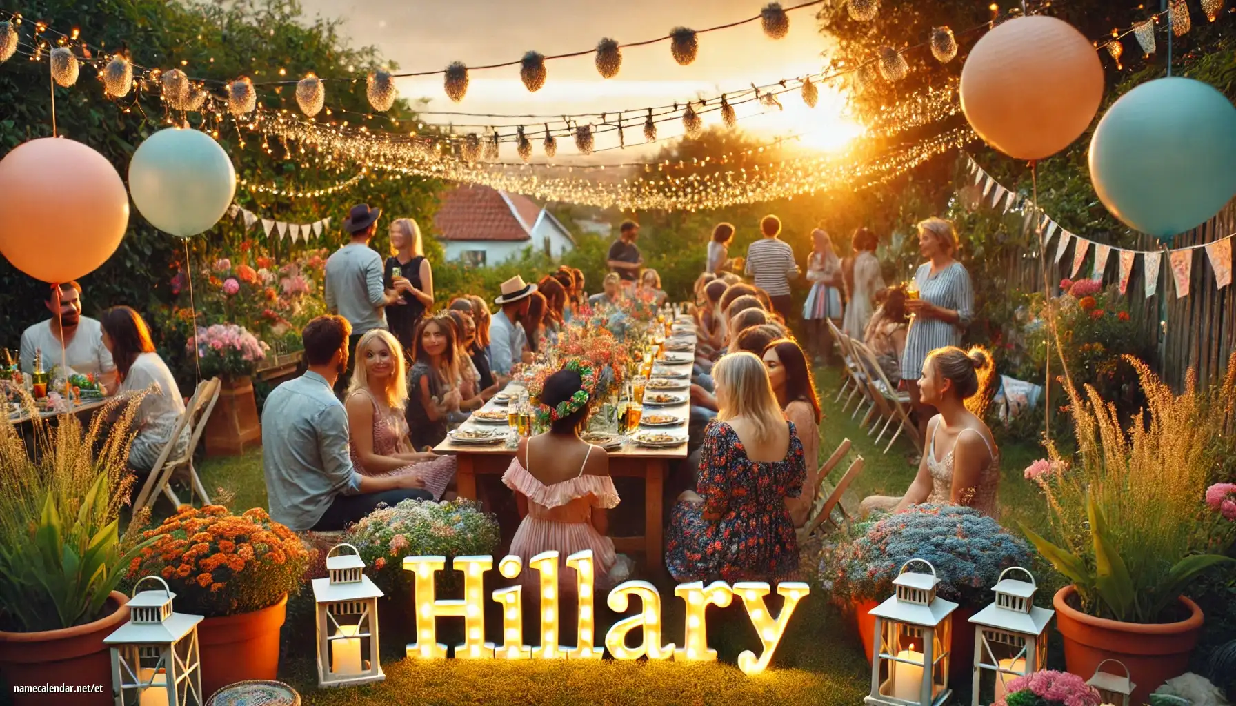 Nimepäeva ja nime tähistamine - Hillary