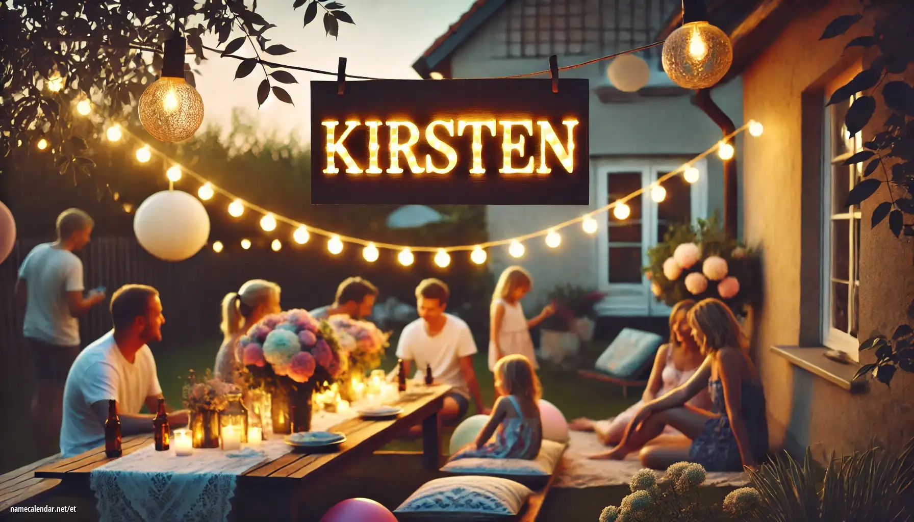 Nimepäeva ja nime tähistamine - Kirsten