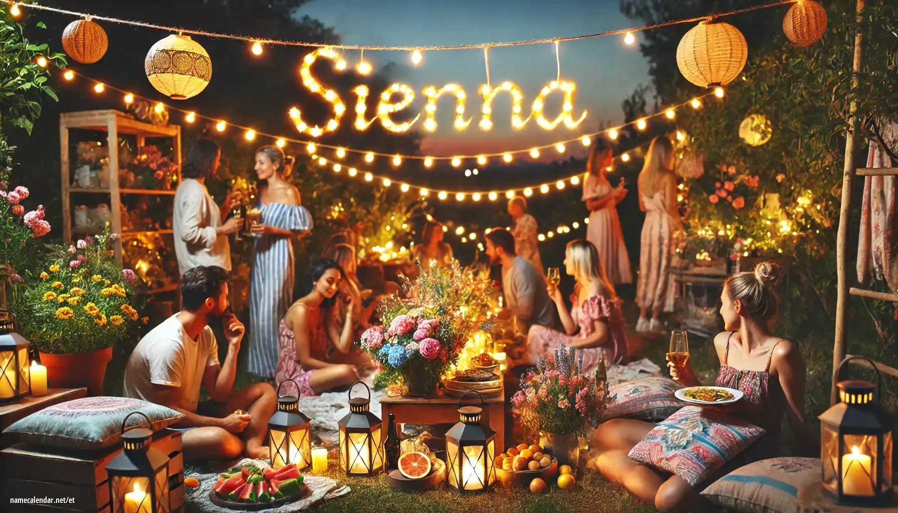 Nimepäeva ja nime tähistamine - Sienna