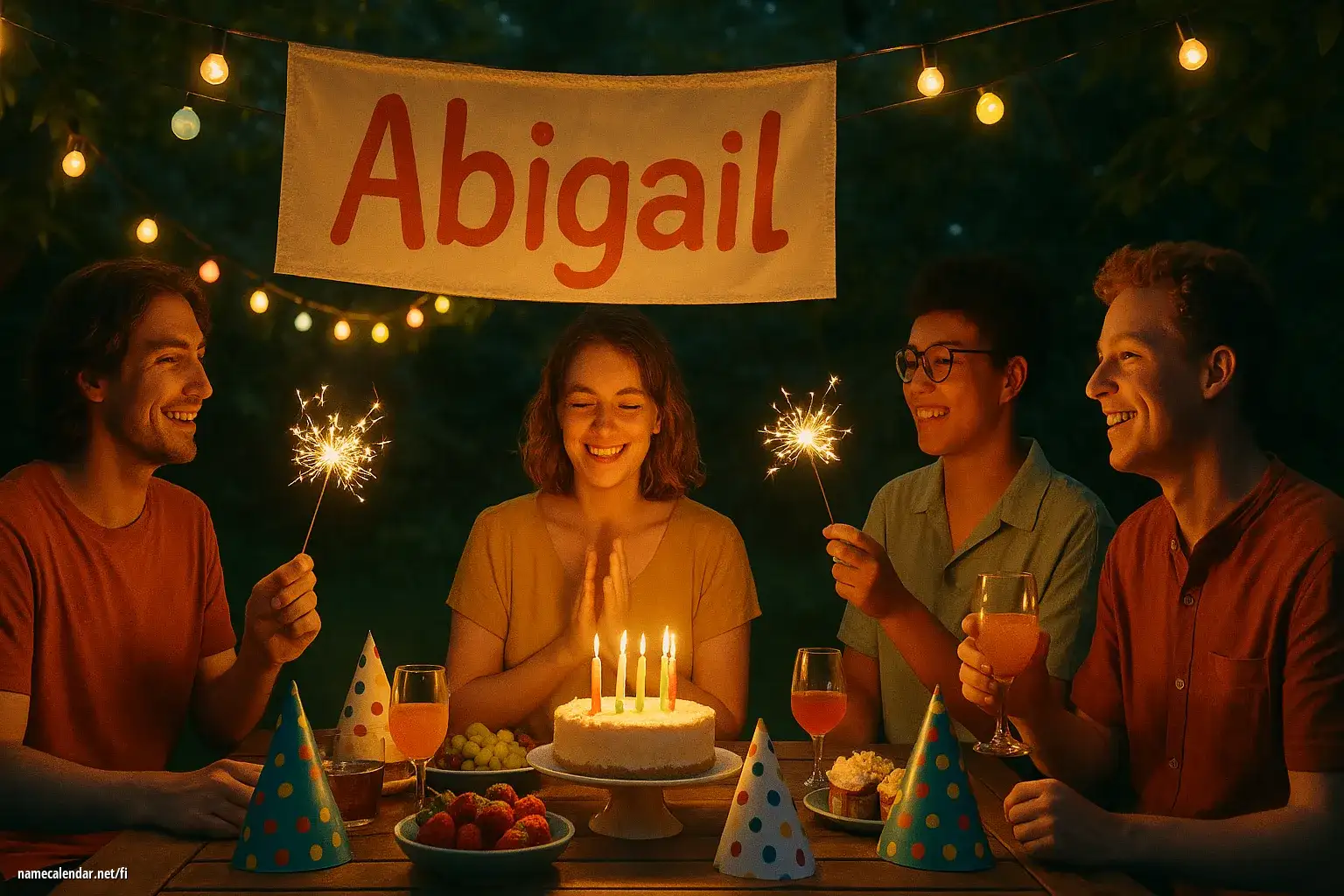 Nimipäivän ja nimen juhliminen - Abigail