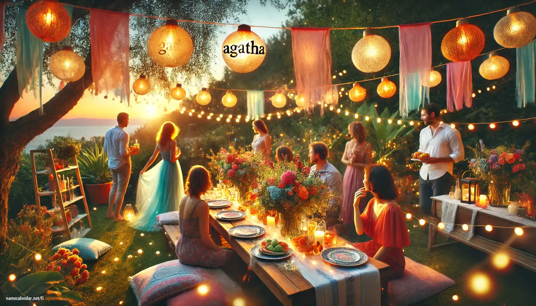 Nimipäivän ja nimen juhliminen - Agatha