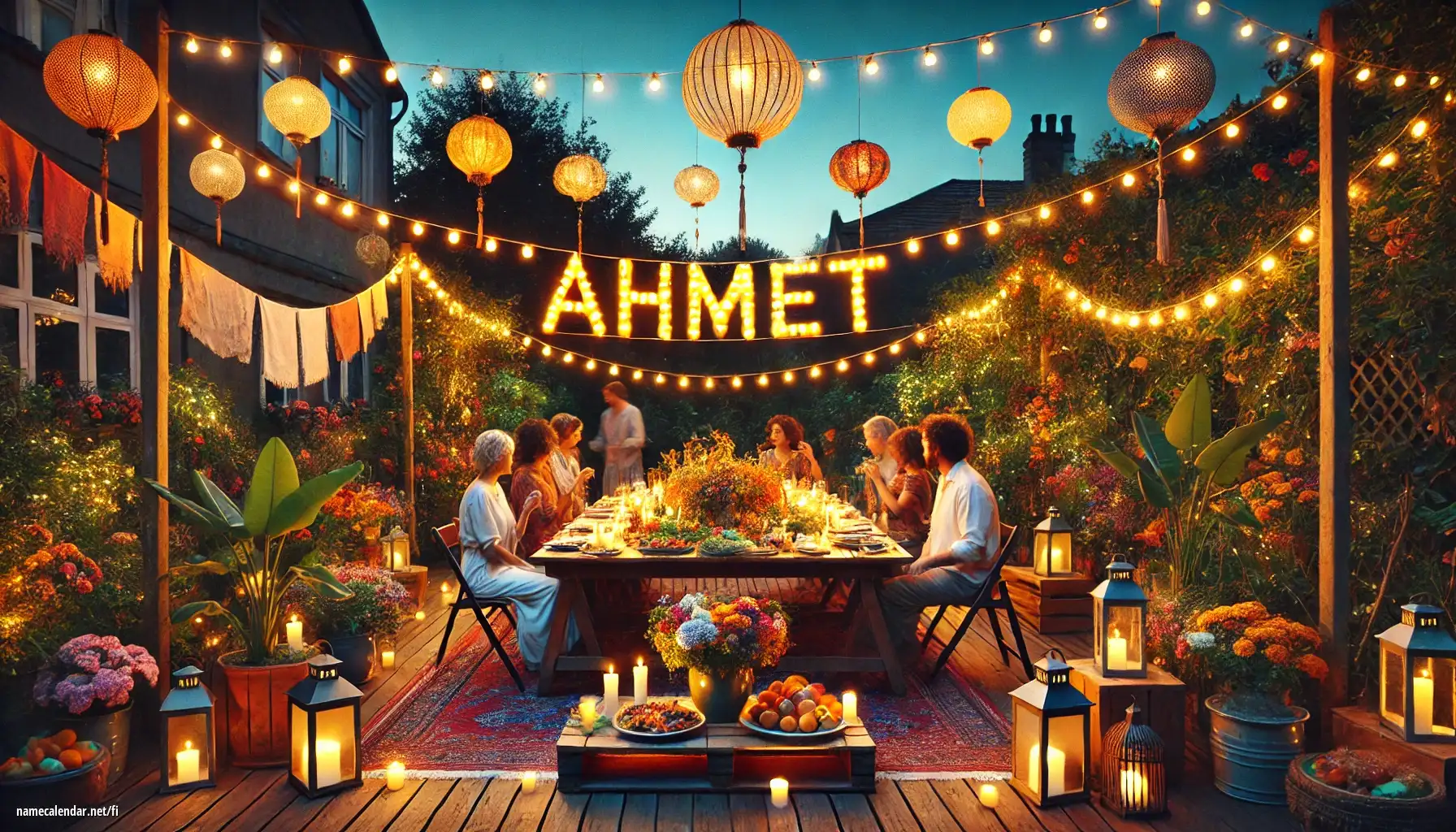 Nimipäivän ja nimen juhliminen - Ahmet