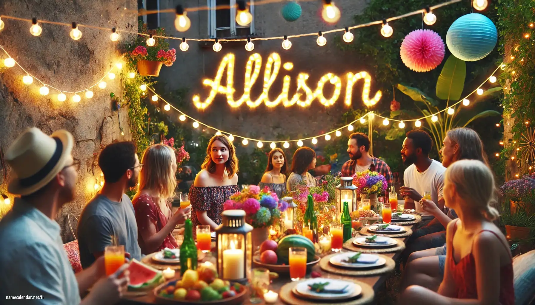 Nimipäivän ja nimen juhliminen - Allison