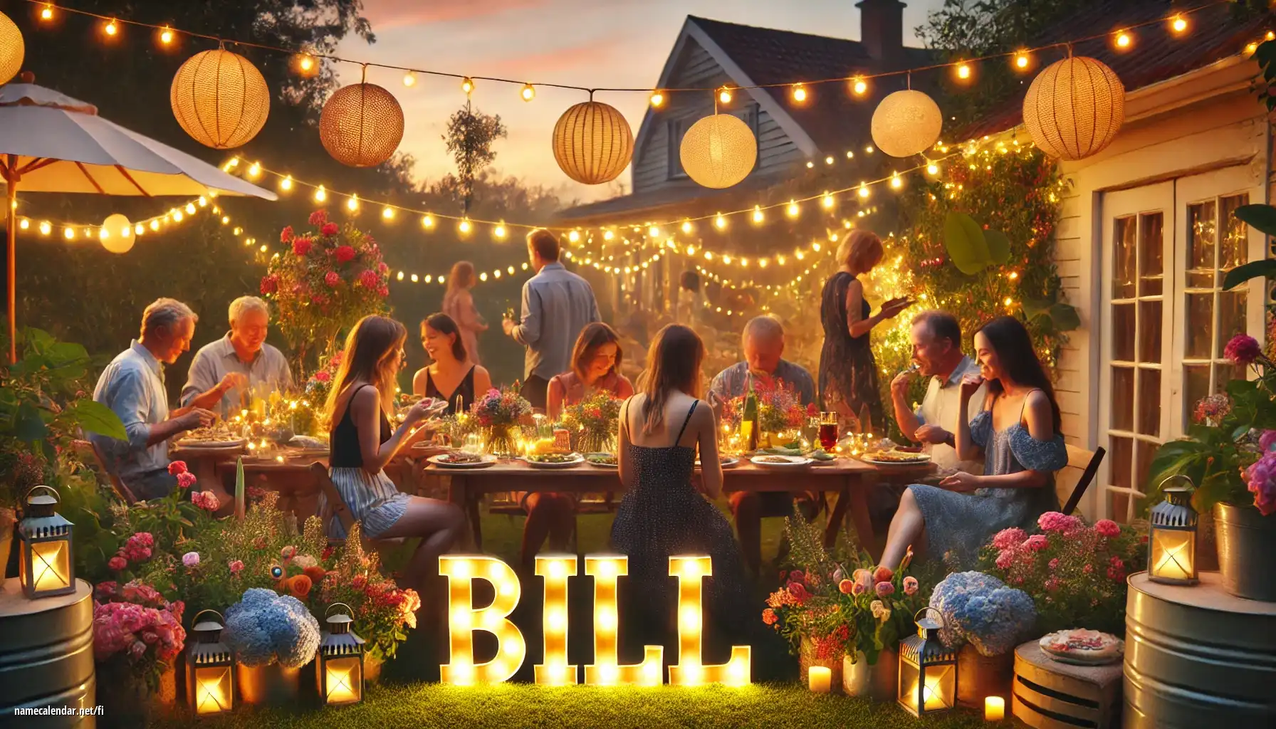 Nimipäivän ja nimen juhliminen - Bill