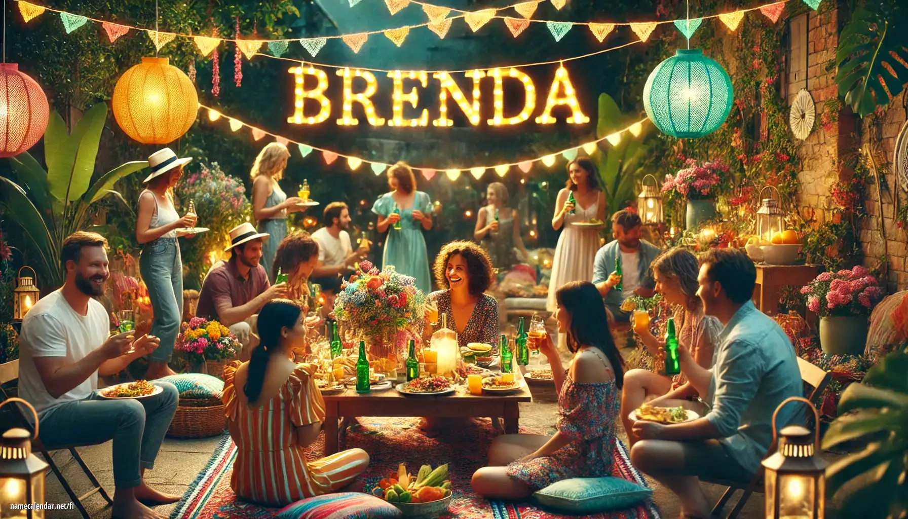 Nimipäivän ja nimen juhliminen - Brenda