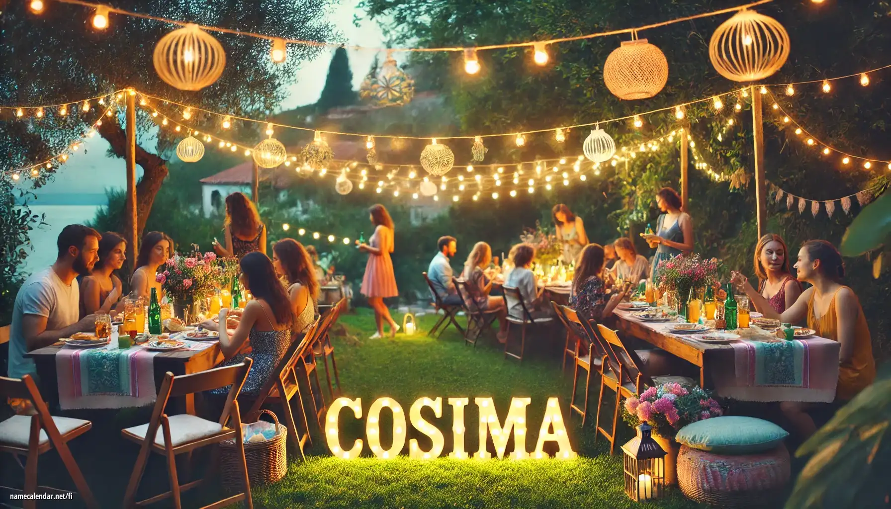 Nimipäivän ja nimen juhliminen - Cosima