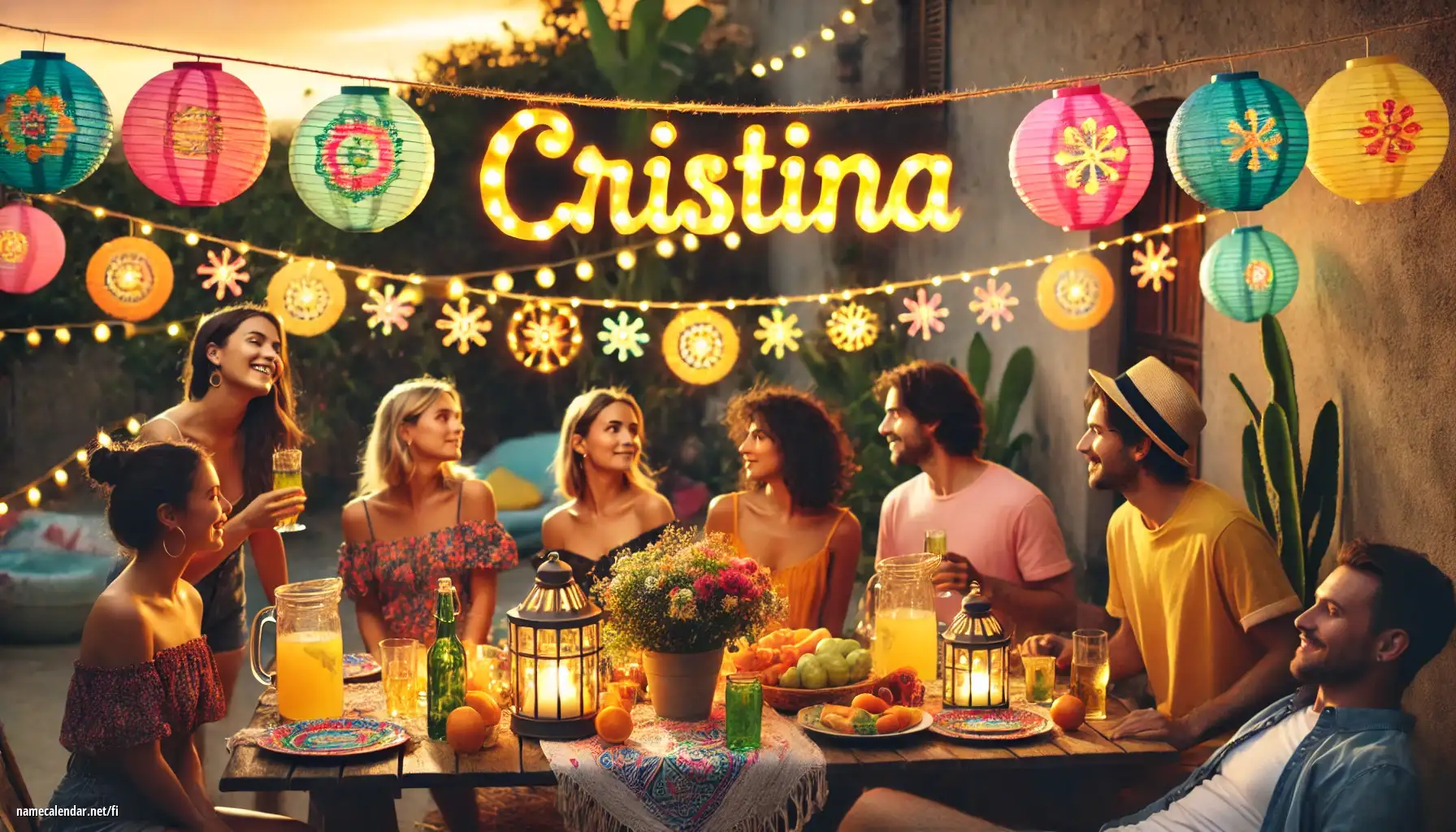 Nimipäivän ja nimen juhliminen - Cristina