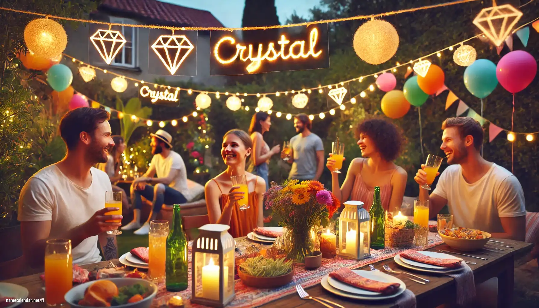 Nimipäivän ja nimen juhliminen - Crystal