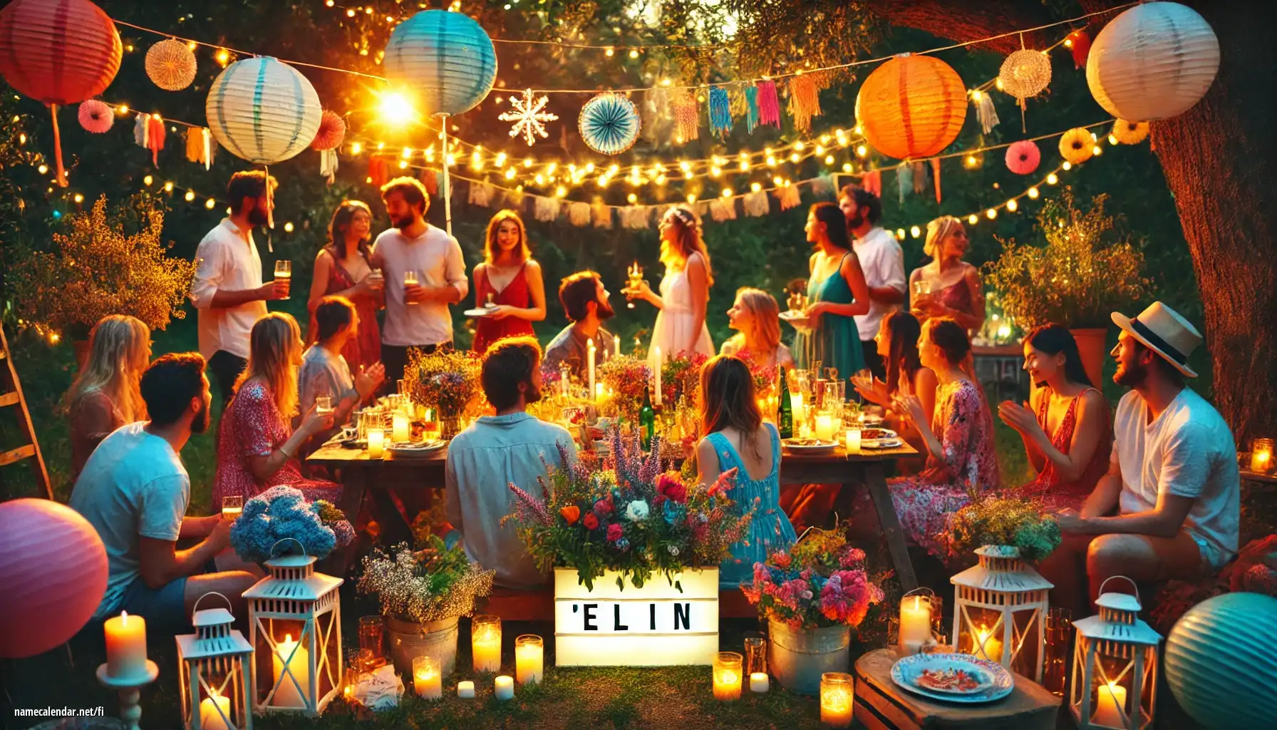 Nimipäivän ja nimen juhliminen - Elin