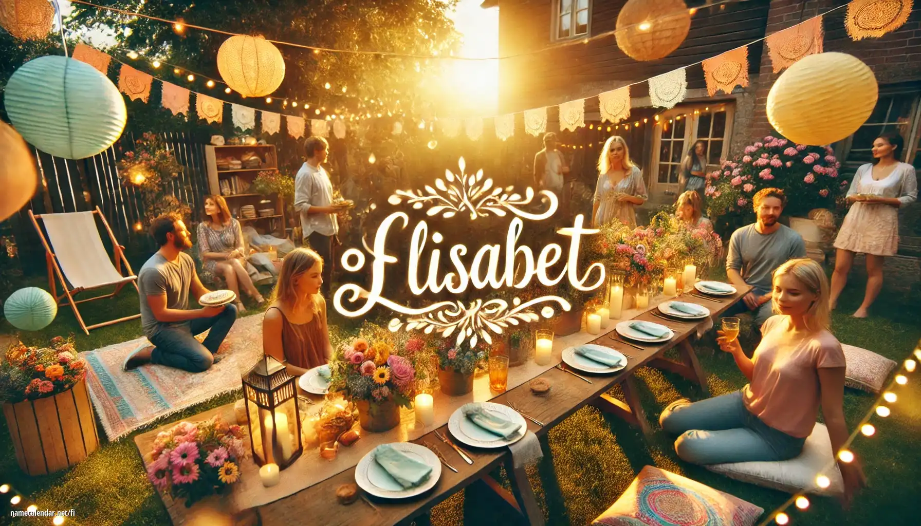 Nimipäivän ja nimen juhliminen - Elisabet