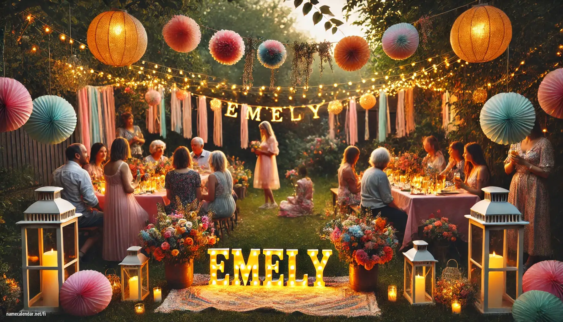 Nimipäivän ja nimen juhliminen - Emely