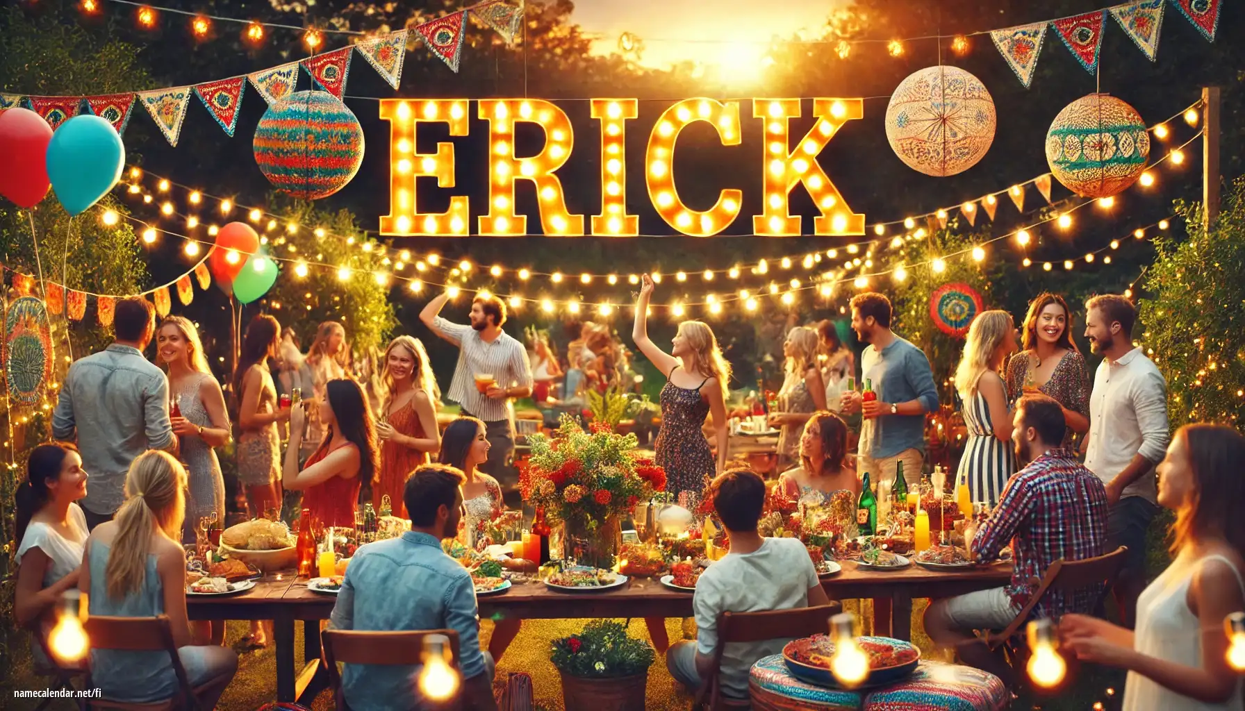 Nimipäivän ja nimen juhliminen - Erick
