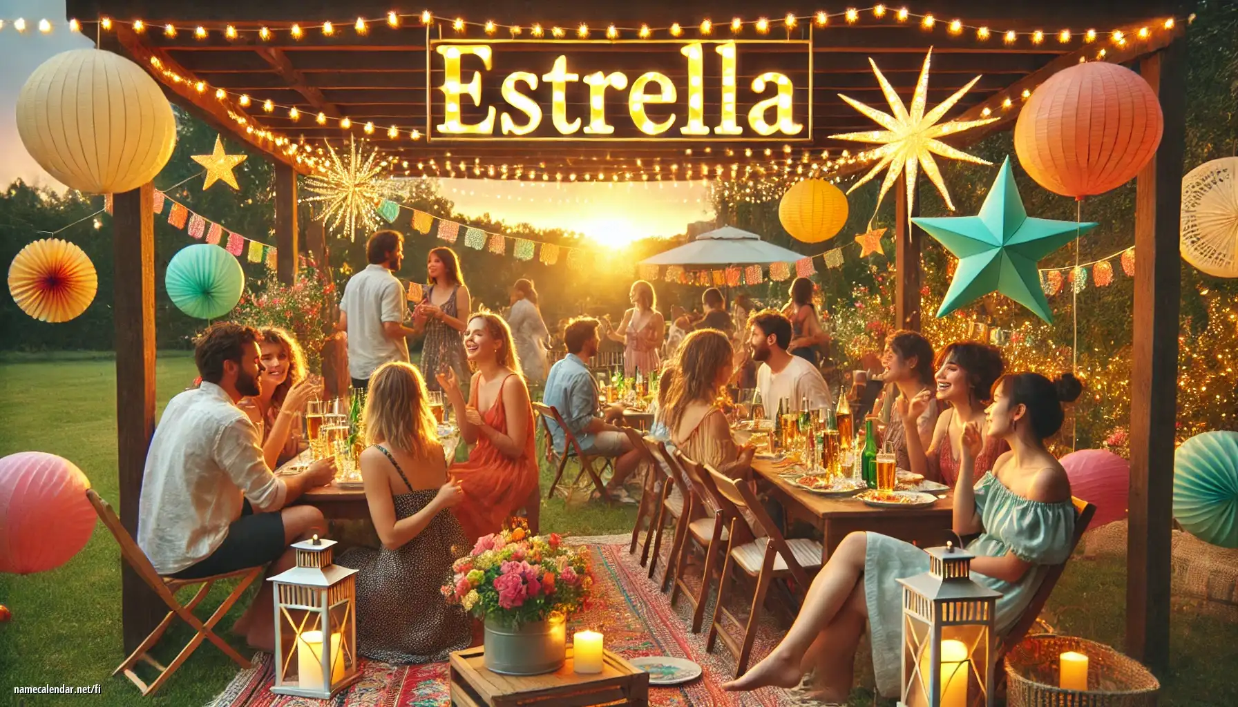 Nimipäivän ja nimen juhliminen - Estrella