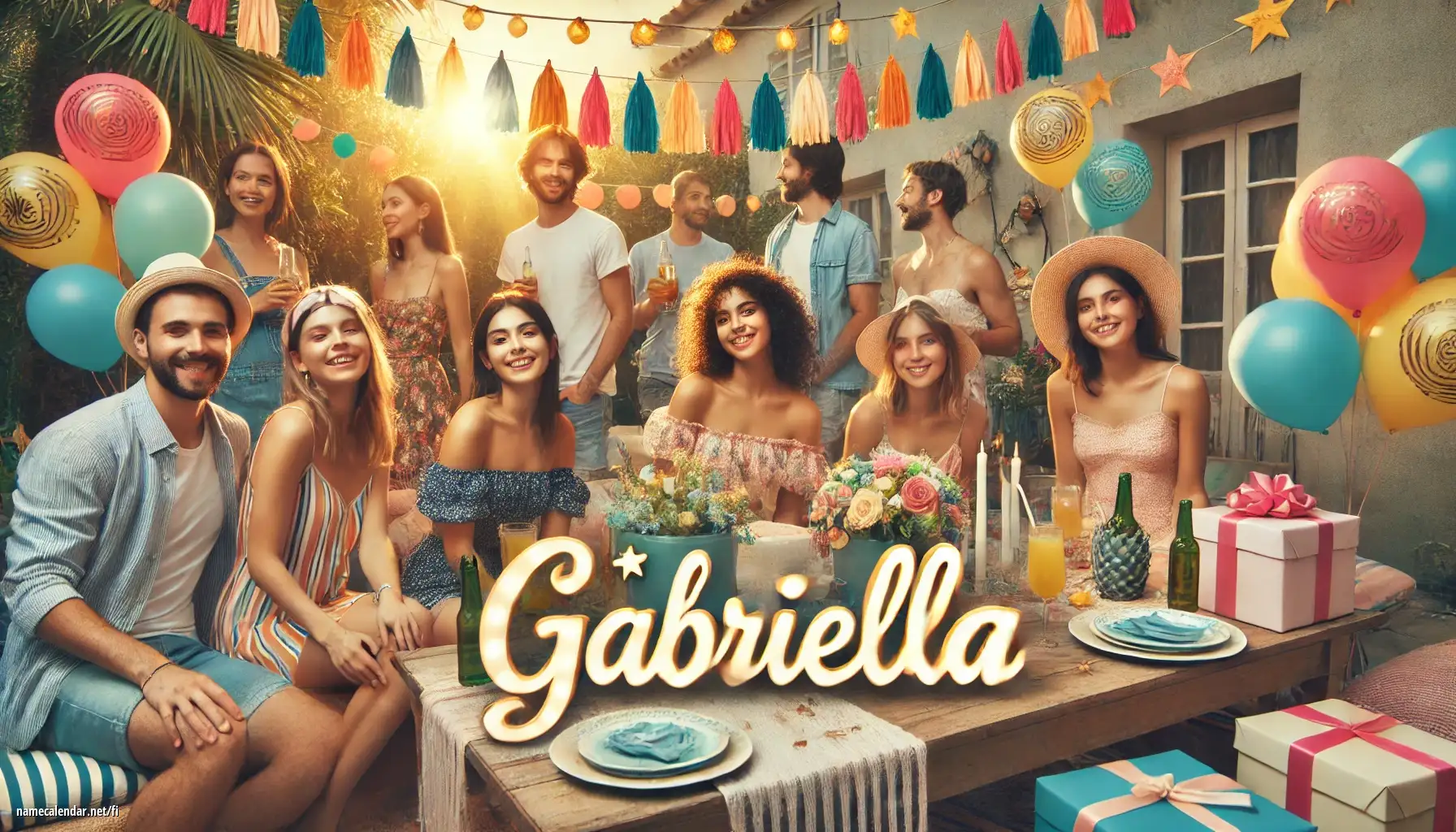 Nimipäivän ja nimen juhliminen - Gabriella