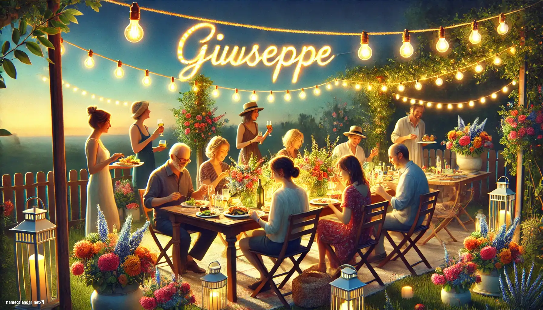 Nimipäivän ja nimen juhliminen - Giuseppe