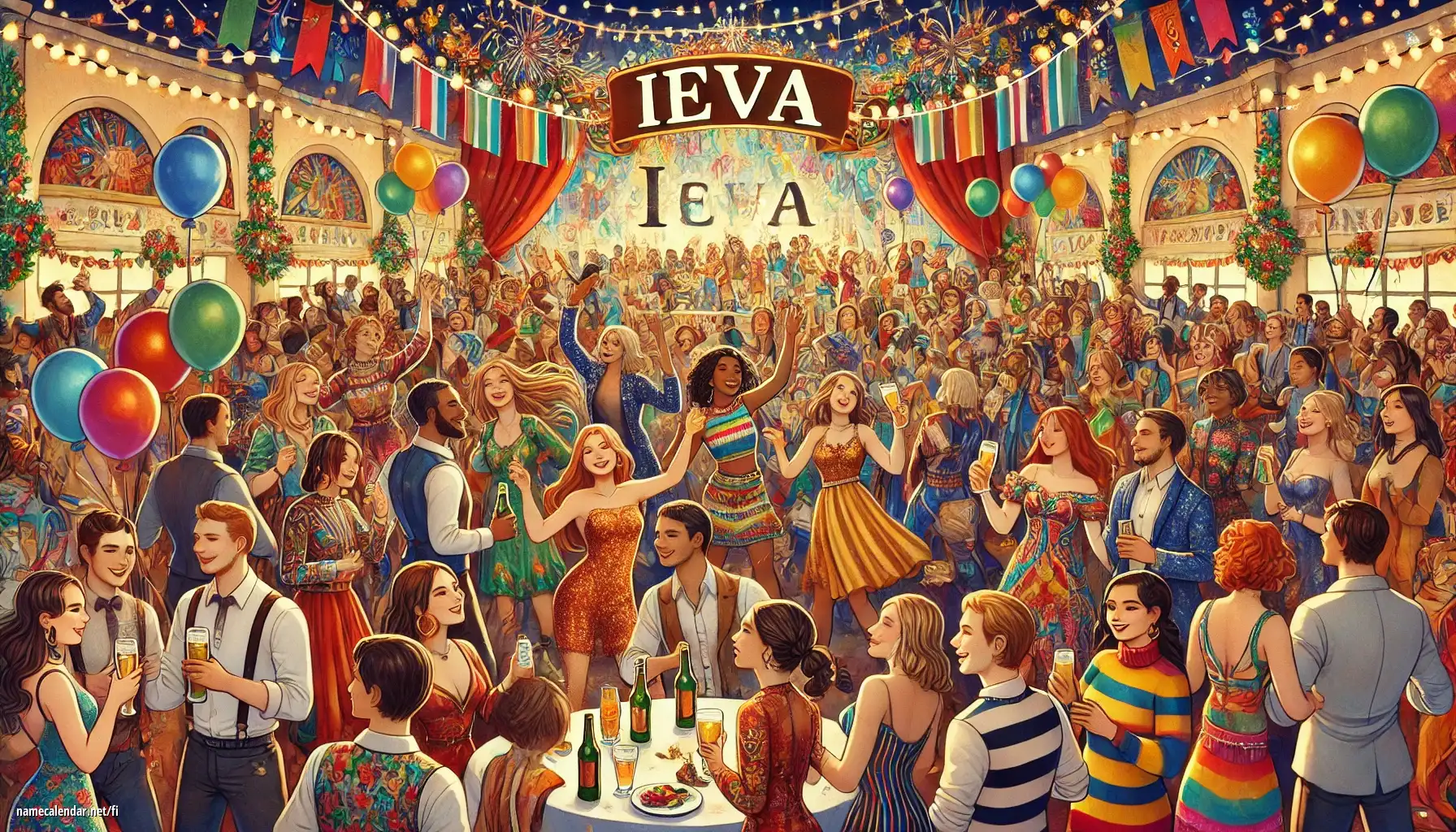 Nimipäivän ja nimen juhliminen - Ieva