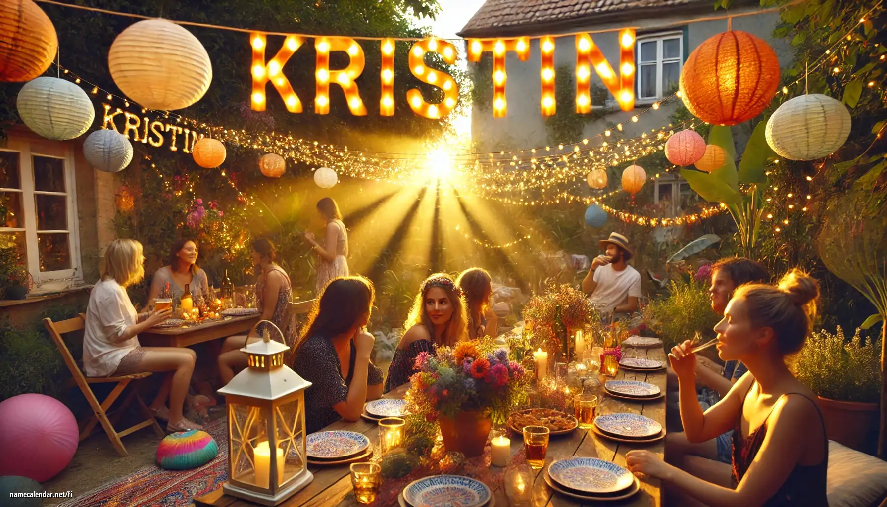 Nimipäivän ja nimen juhliminen - Kristin