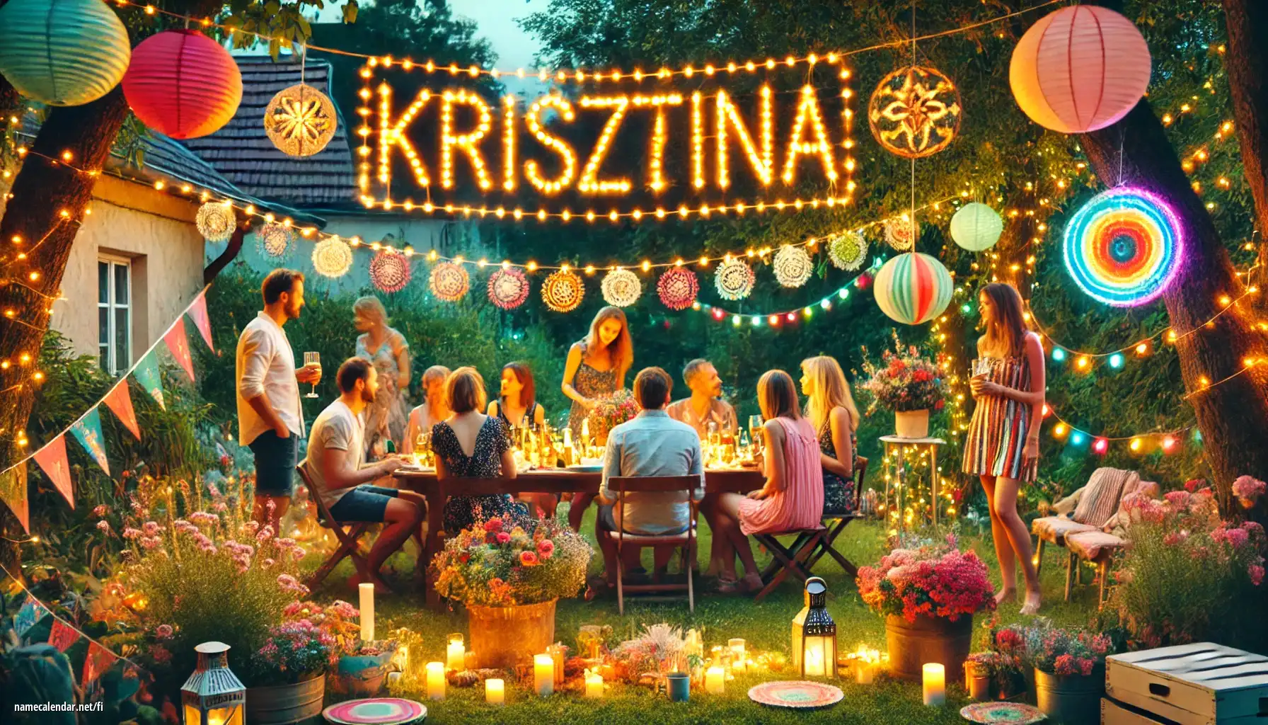 Nimipäivän ja nimen juhliminen - Krisztina