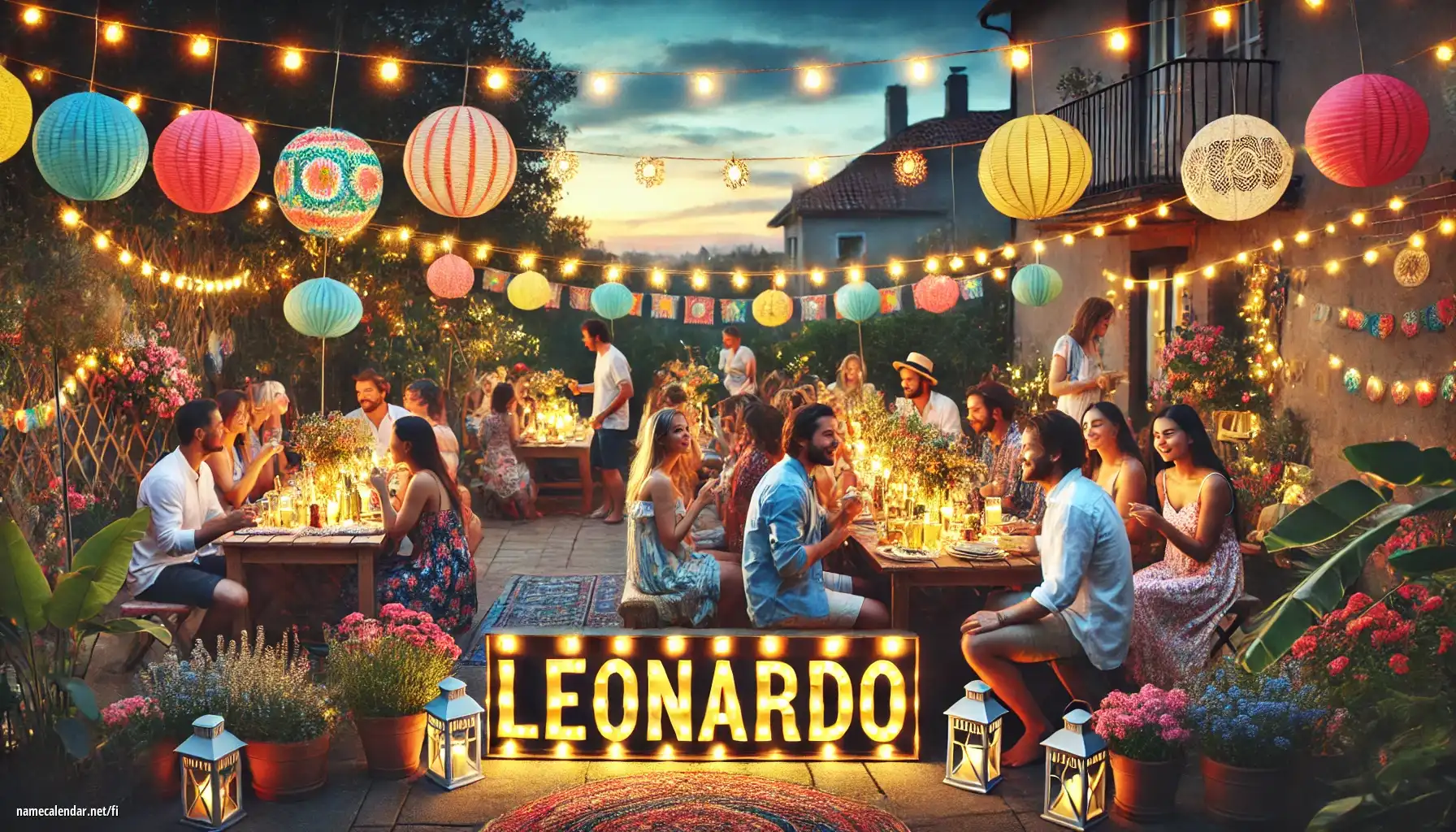 Nimipäivän ja nimen juhliminen - Leonardo