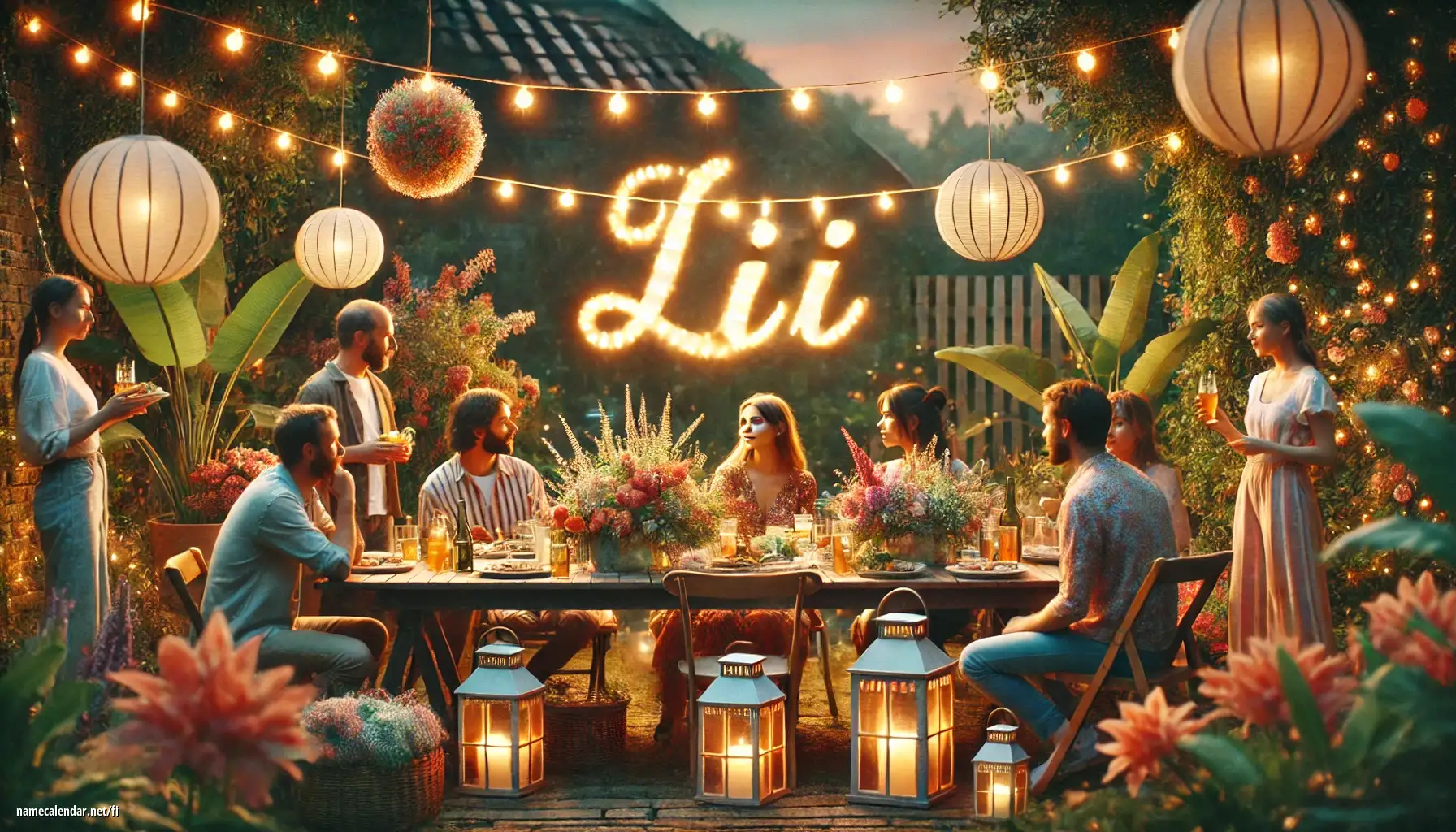 Nimipäivän ja nimen juhliminen - Lii