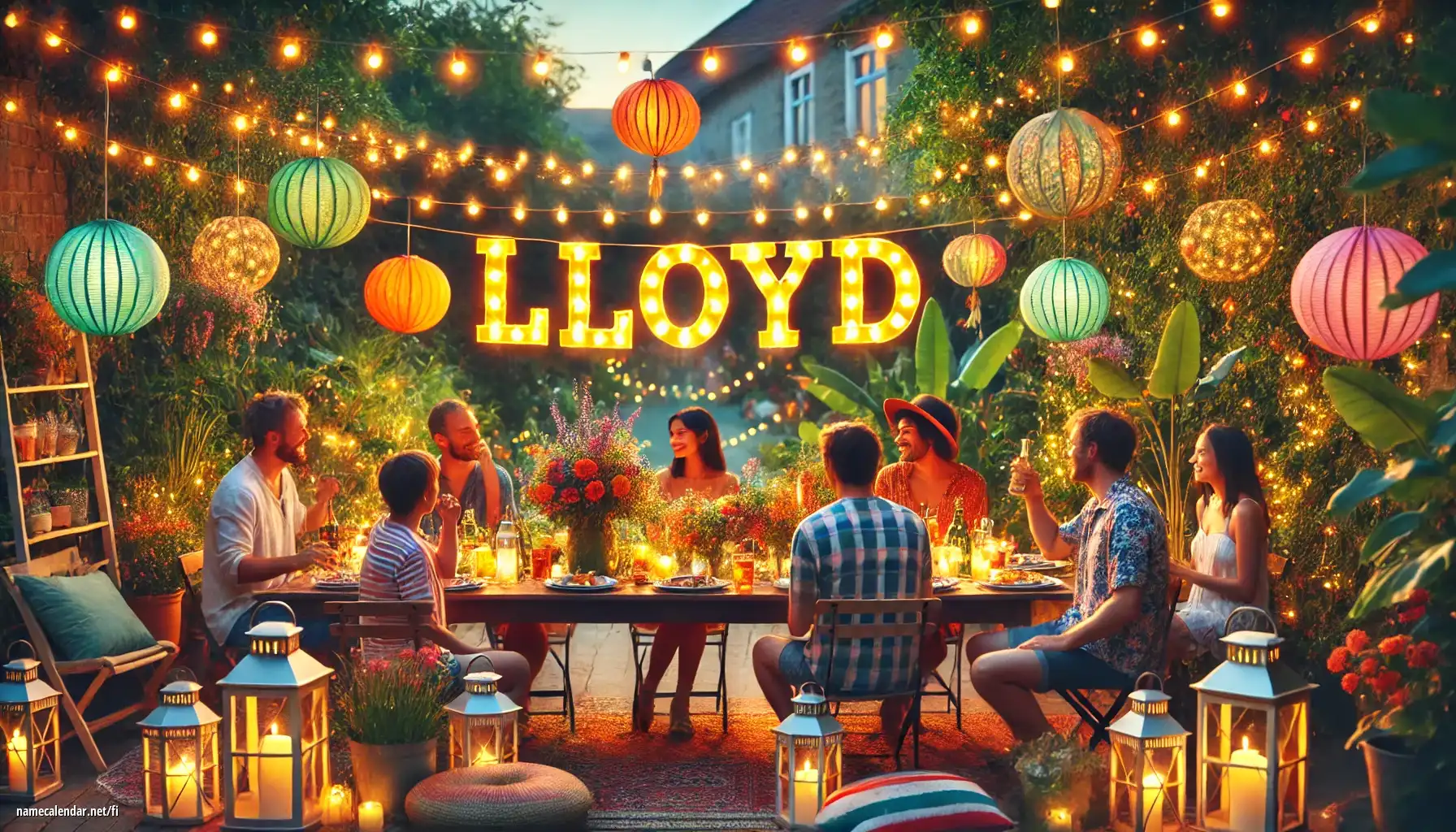 Nimipäivän ja nimen juhliminen - Lloyd