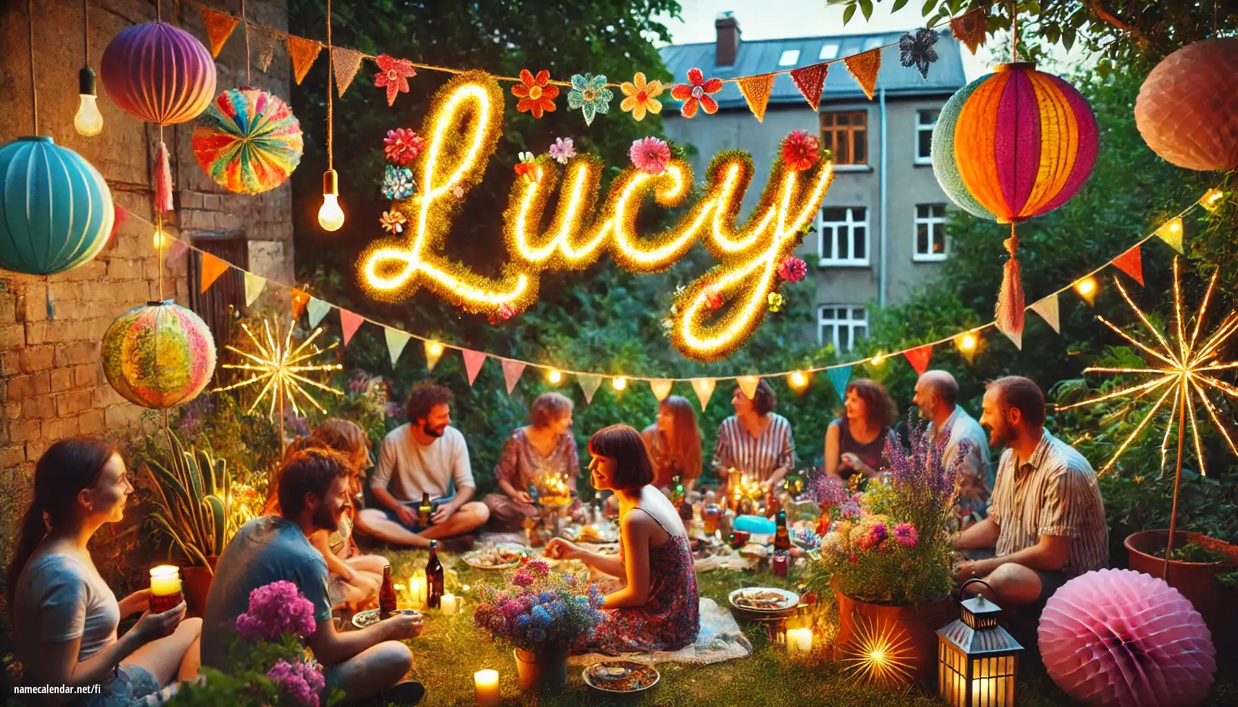 Nimipäivän ja nimen juhliminen - Lucy