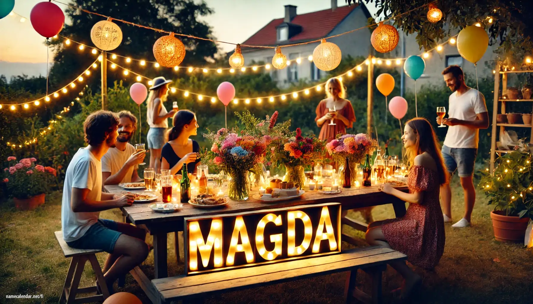 Nimipäivän ja nimen juhliminen - Magda