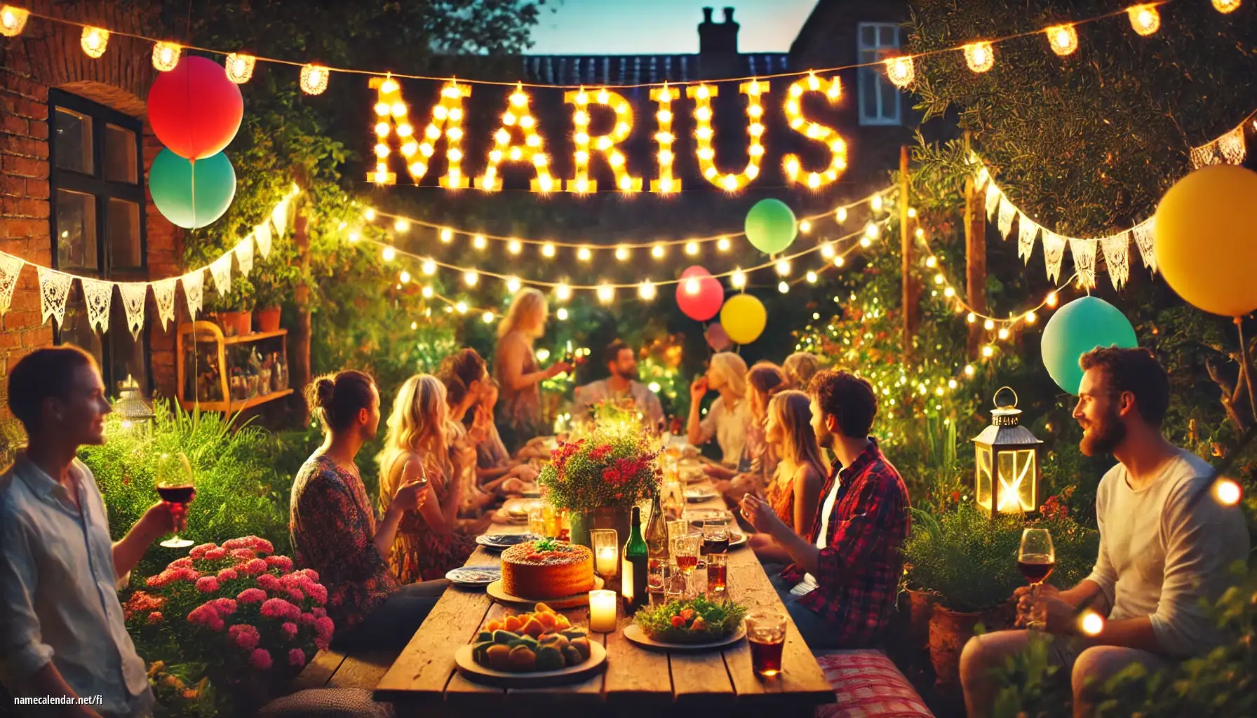 Nimipäivän ja nimen juhliminen - Marius