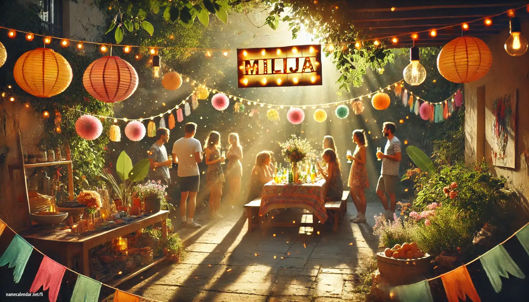 Nimipäivän ja nimen juhliminen - Milija