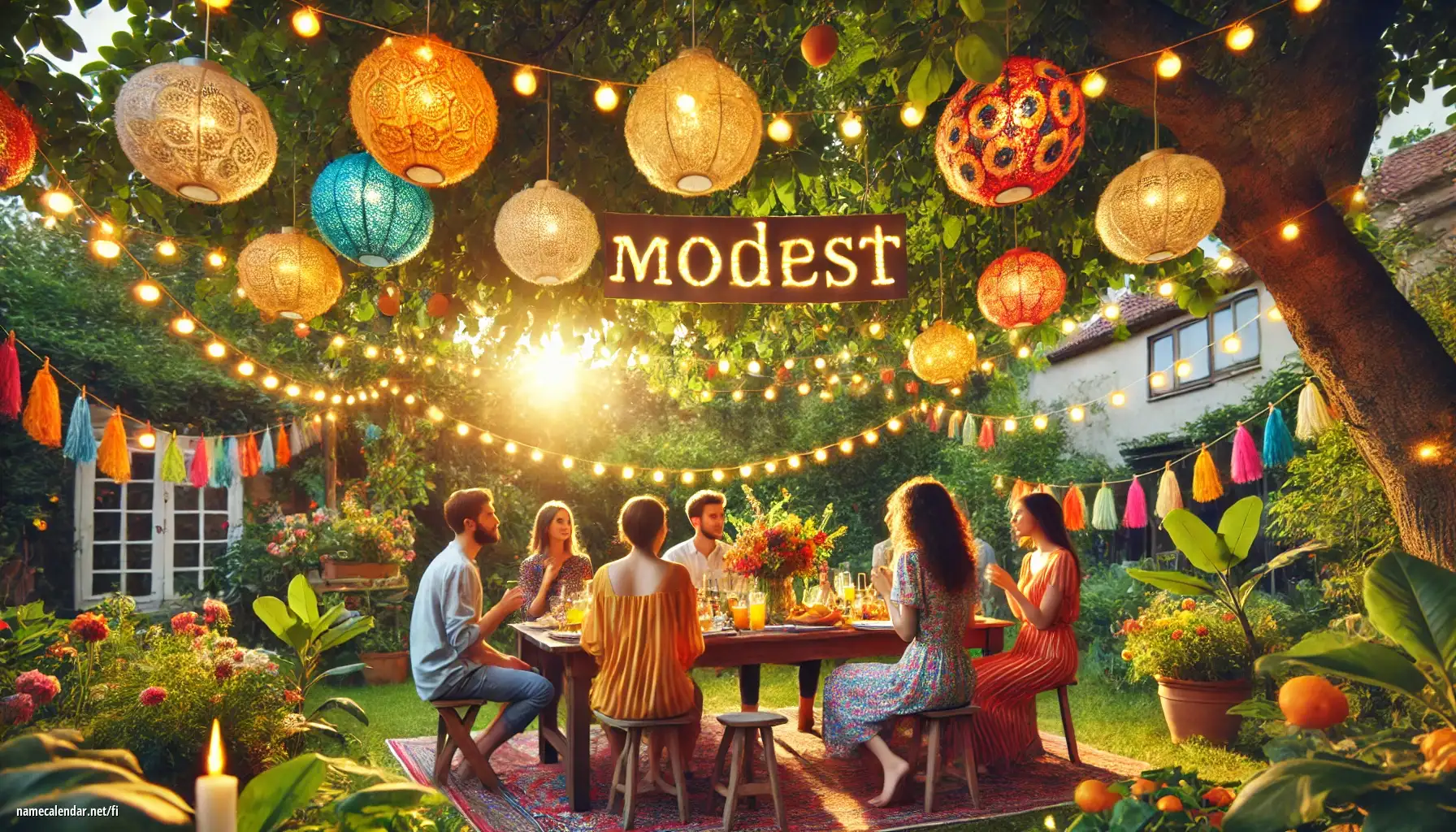 Nimipäivän ja nimen juhliminen - Modest