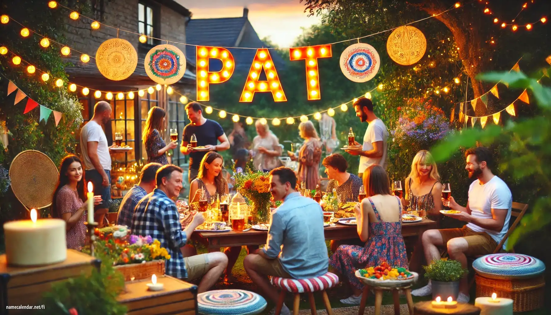 Nimipäivän ja nimen juhliminen - Pat