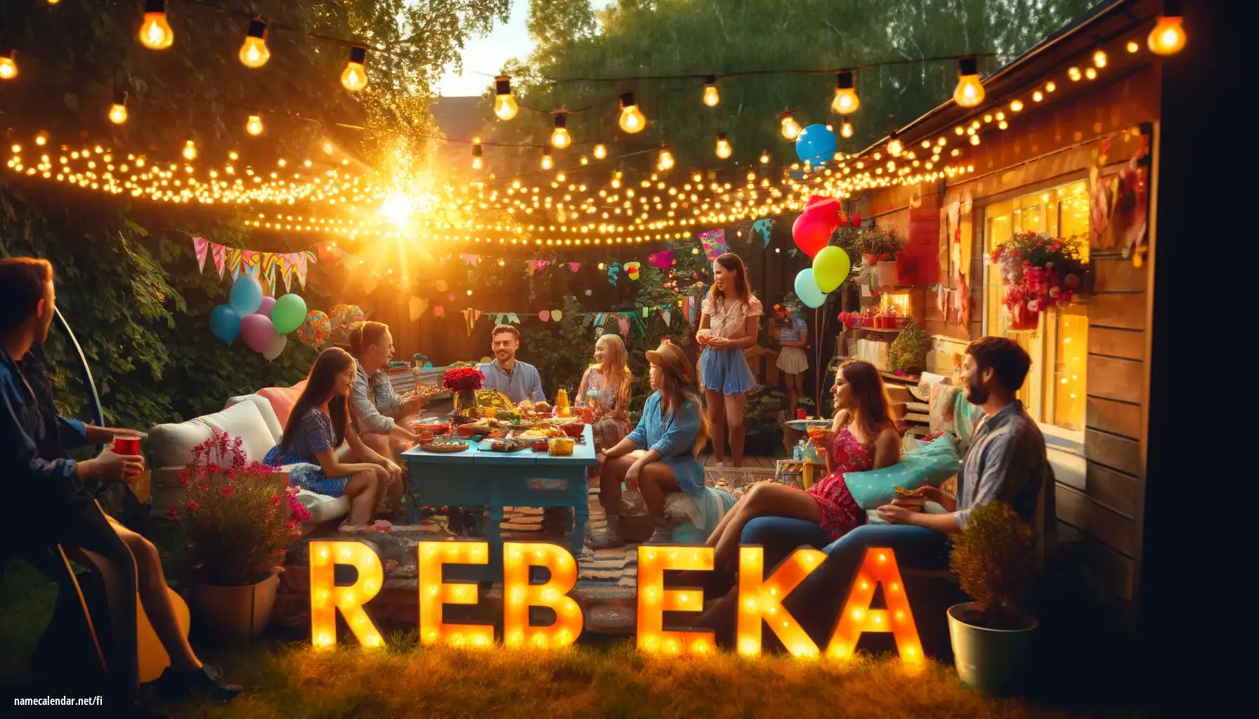 Nimipäivän ja nimen juhliminen - Rebeka