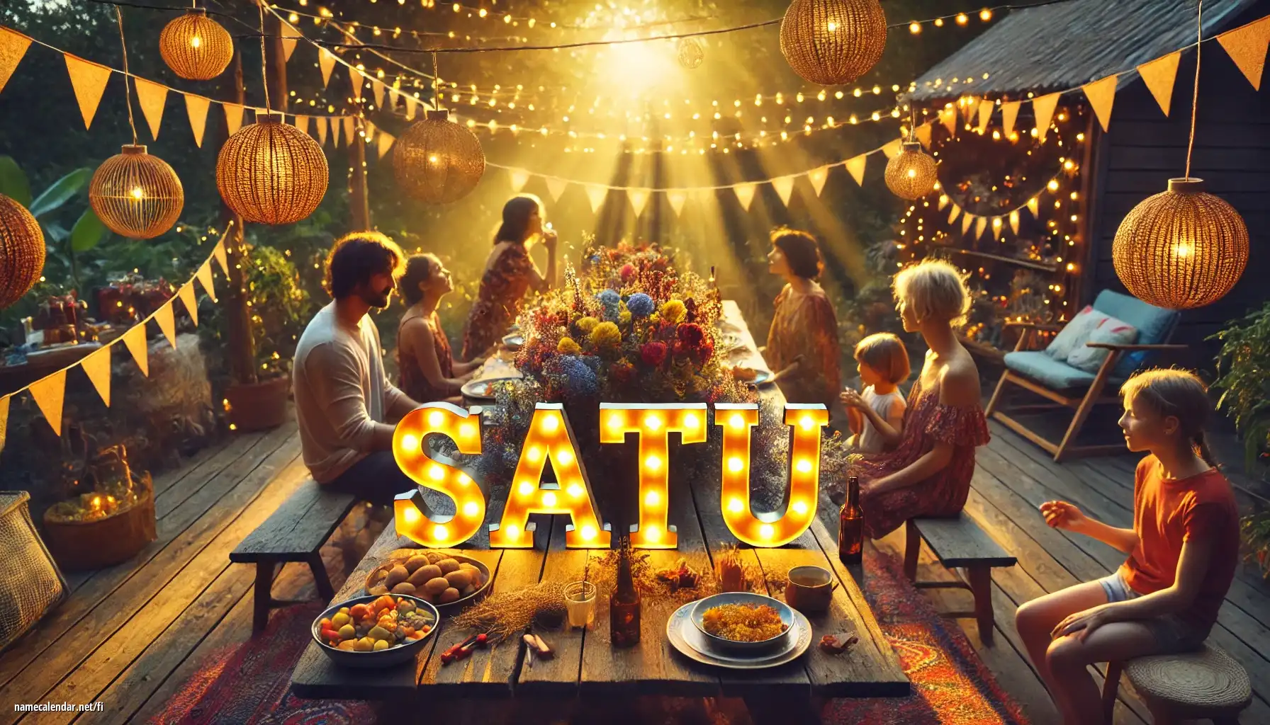 Nimipäivän ja nimen juhliminen - Satu