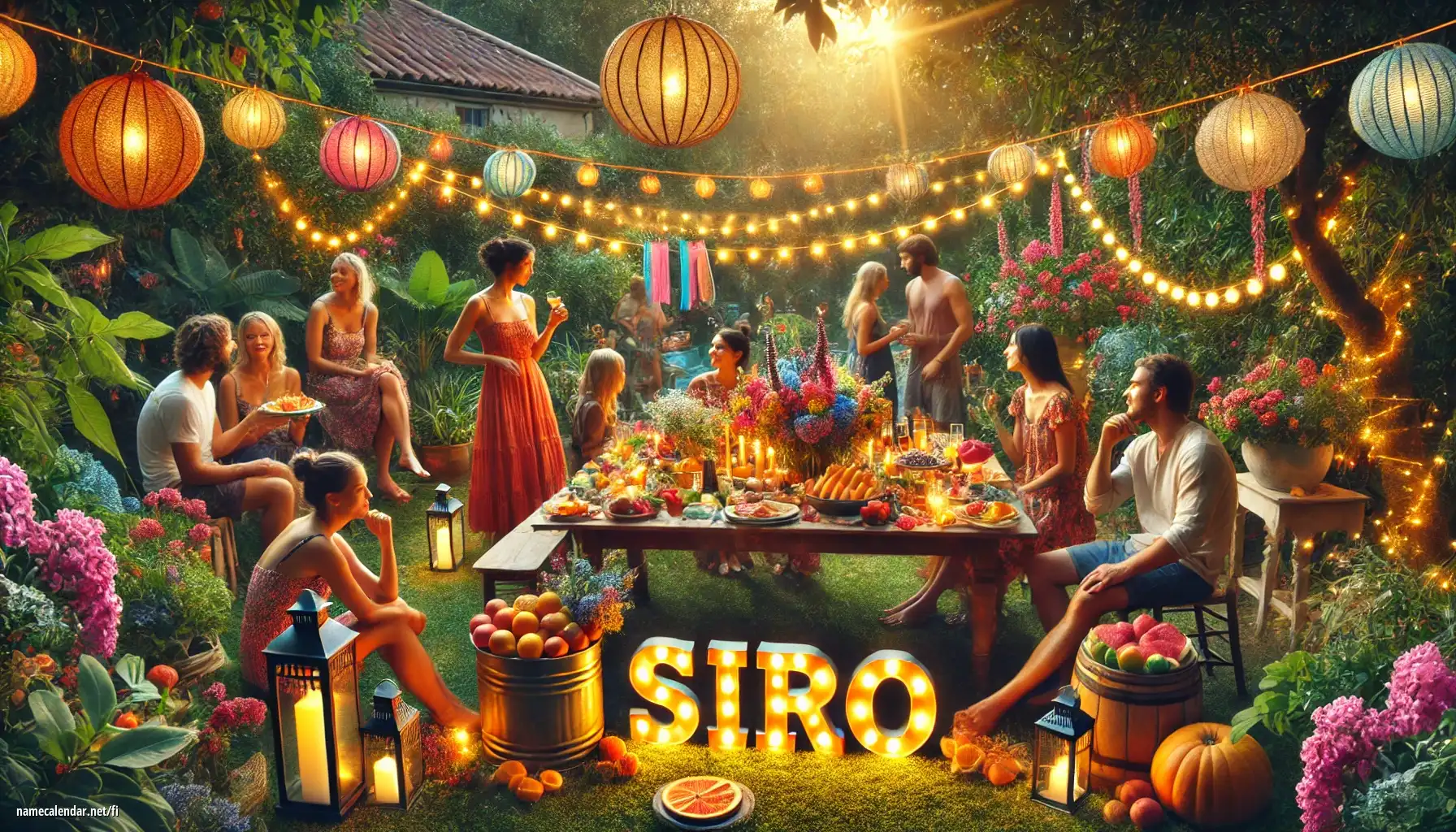 Nimipäivän ja nimen juhliminen - Siro