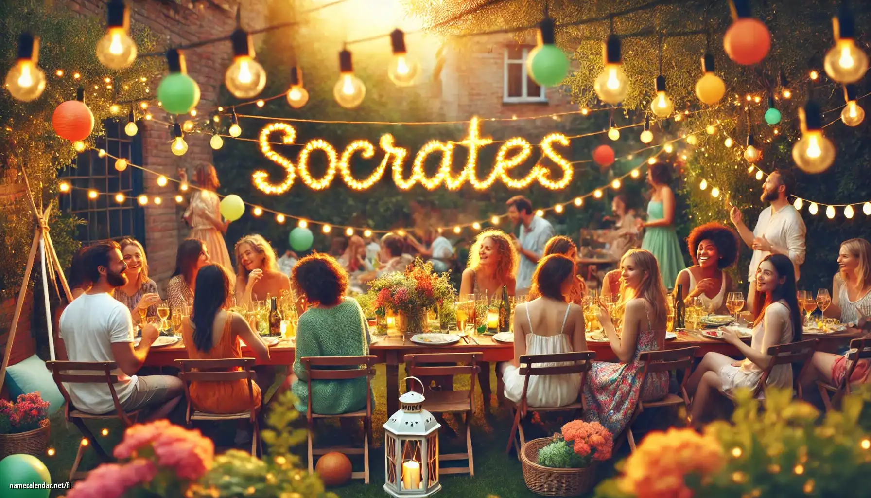 Nimipäivän ja nimen juhliminen - Socrates