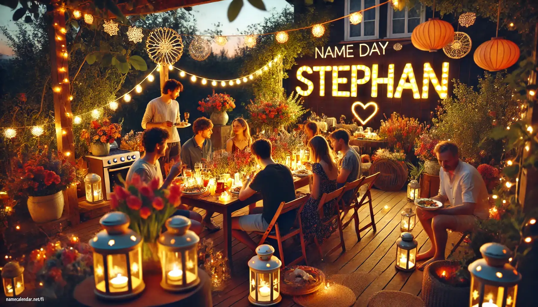 Nimipäivän ja nimen juhliminen - Stephan