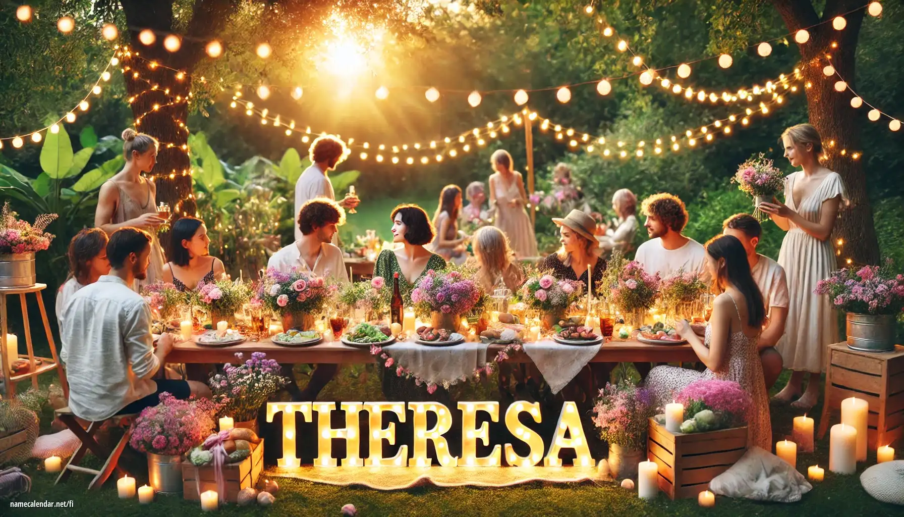 Nimipäivän ja nimen juhliminen - Theresa