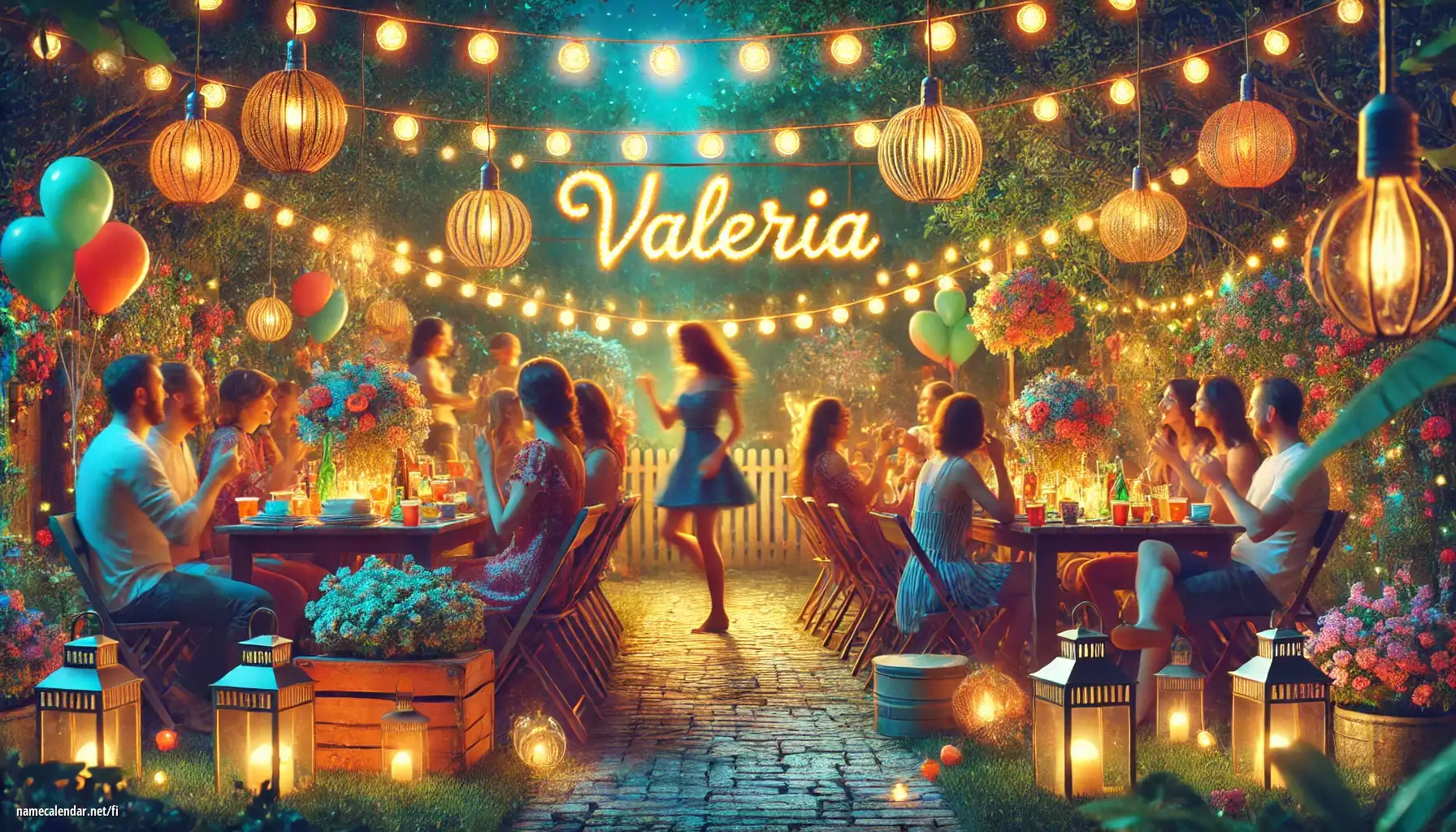 Nimipäivän ja nimen juhliminen - Valéria