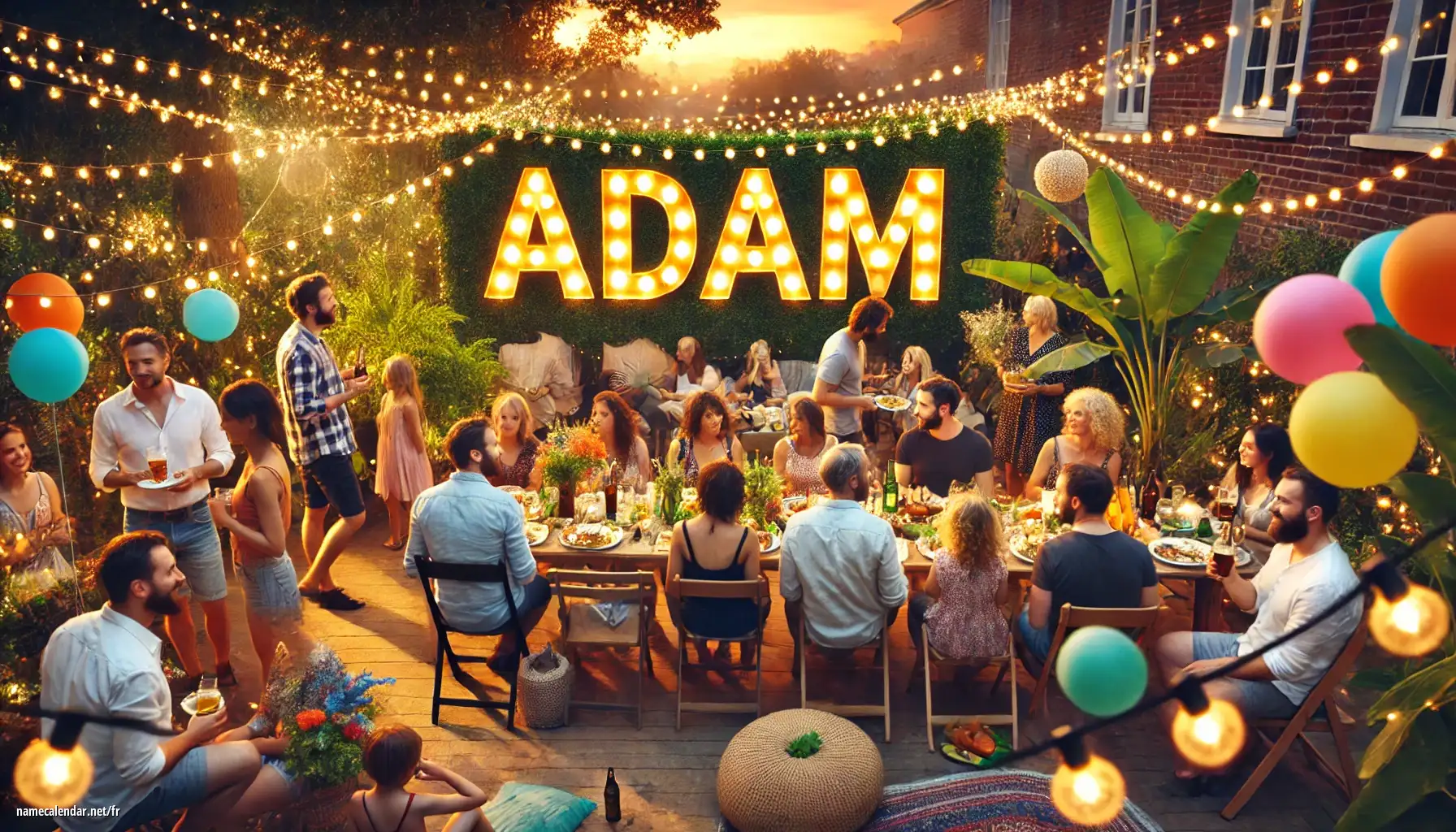 Célébration du jour du nom et du nom - Ádám