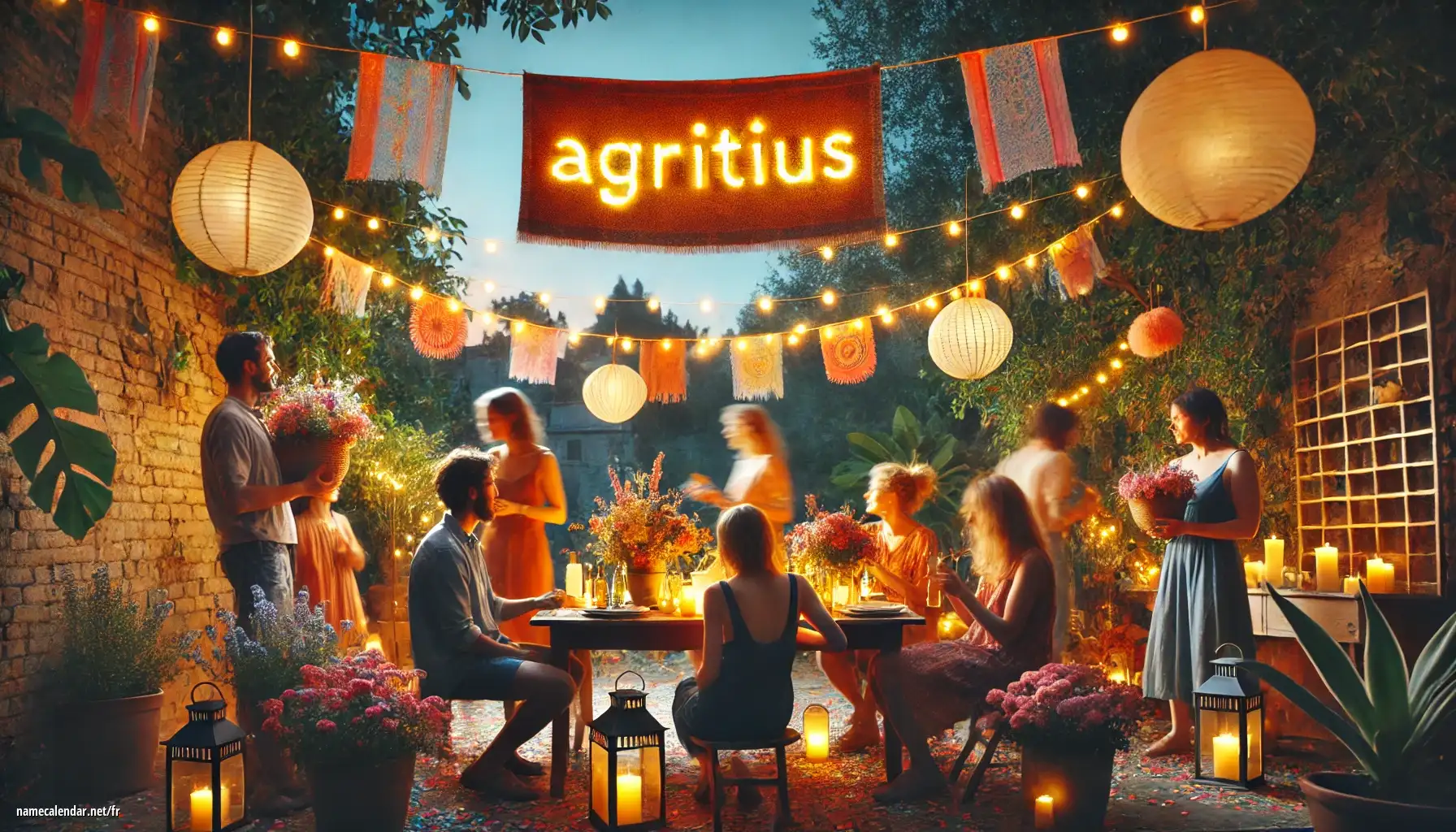 Célébration du jour du nom et du nom - Agritius